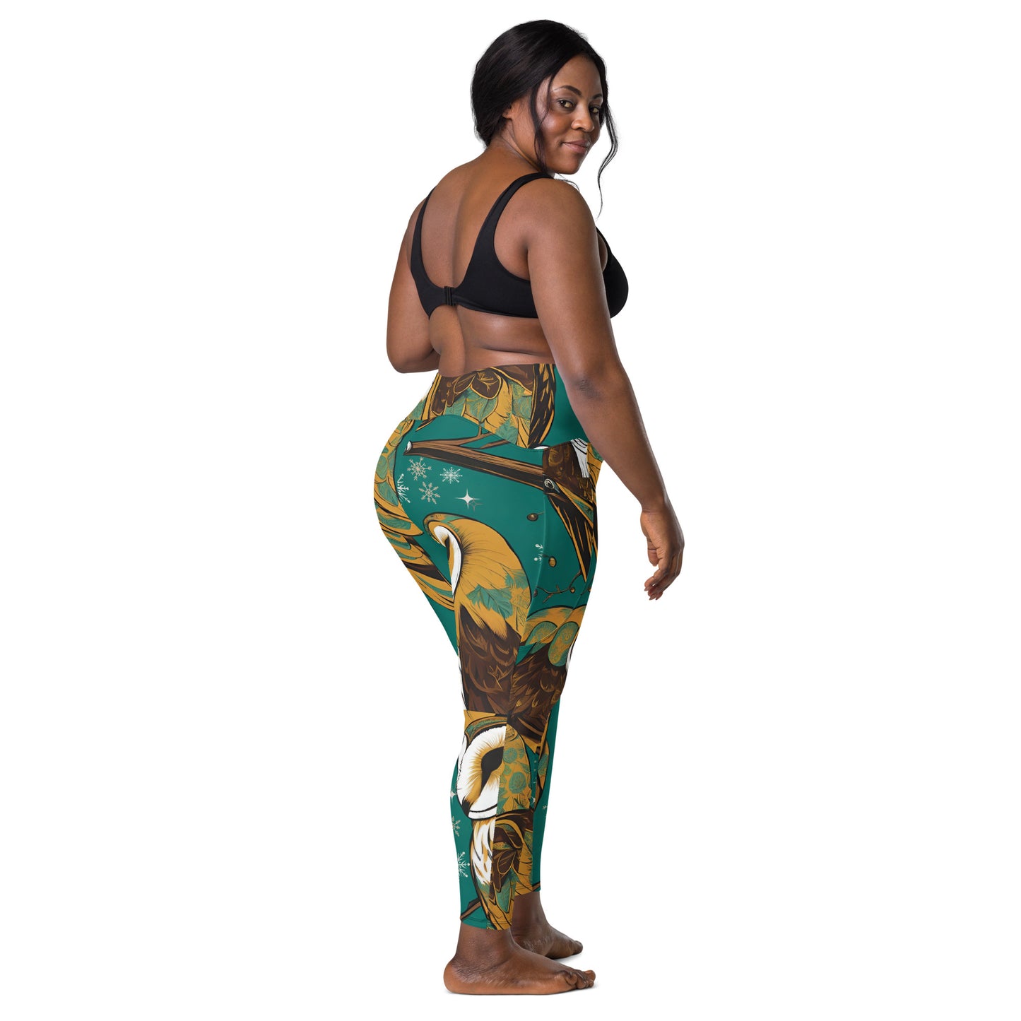 PGP Holiday Pocket Leggings - Frozen Serenade Print | Stylish & Functional