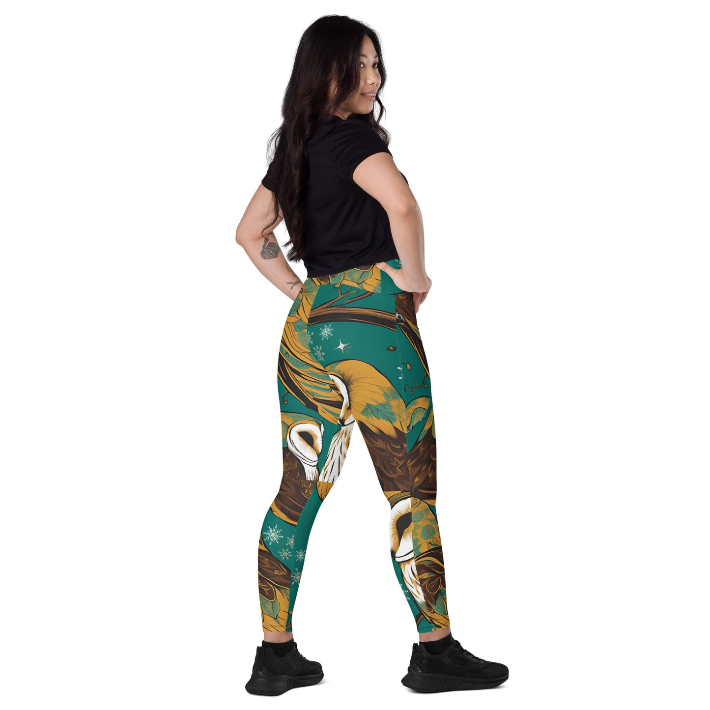 PGP Holiday Pocket Leggings - Frozen Serenade Print | Stylish & Functional
