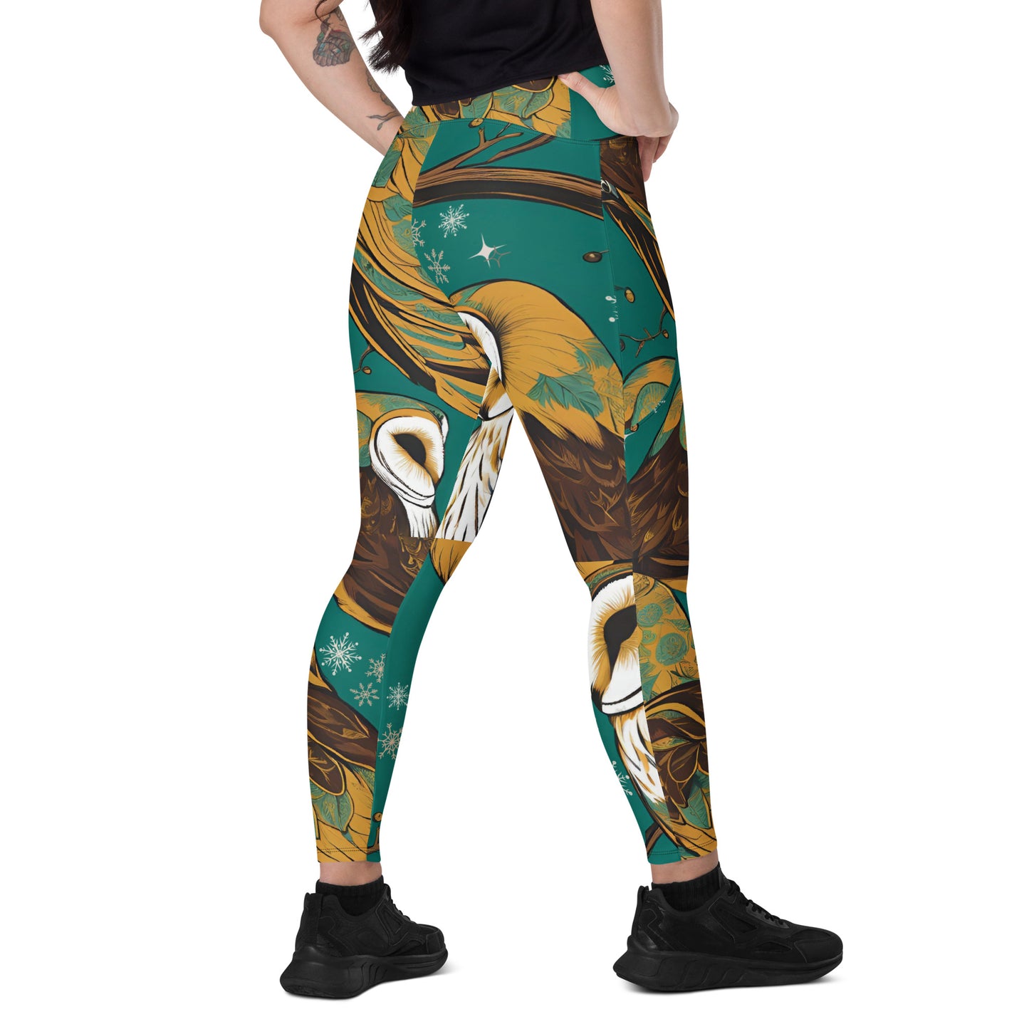 PGP Holiday Pocket Leggings - Frozen Serenade Print | Stylish & Functional