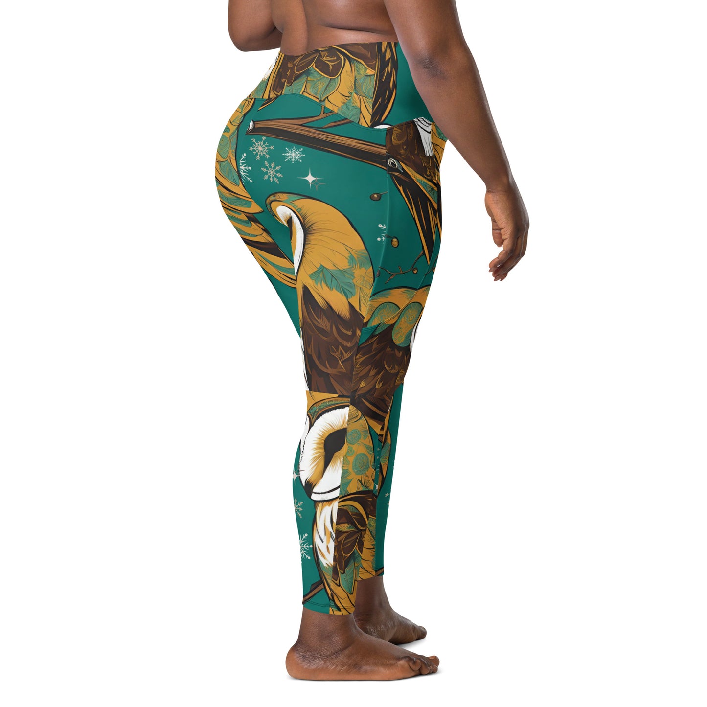 PGP Holiday Pocket Leggings - Frozen Serenade Print | Stylish & Functional