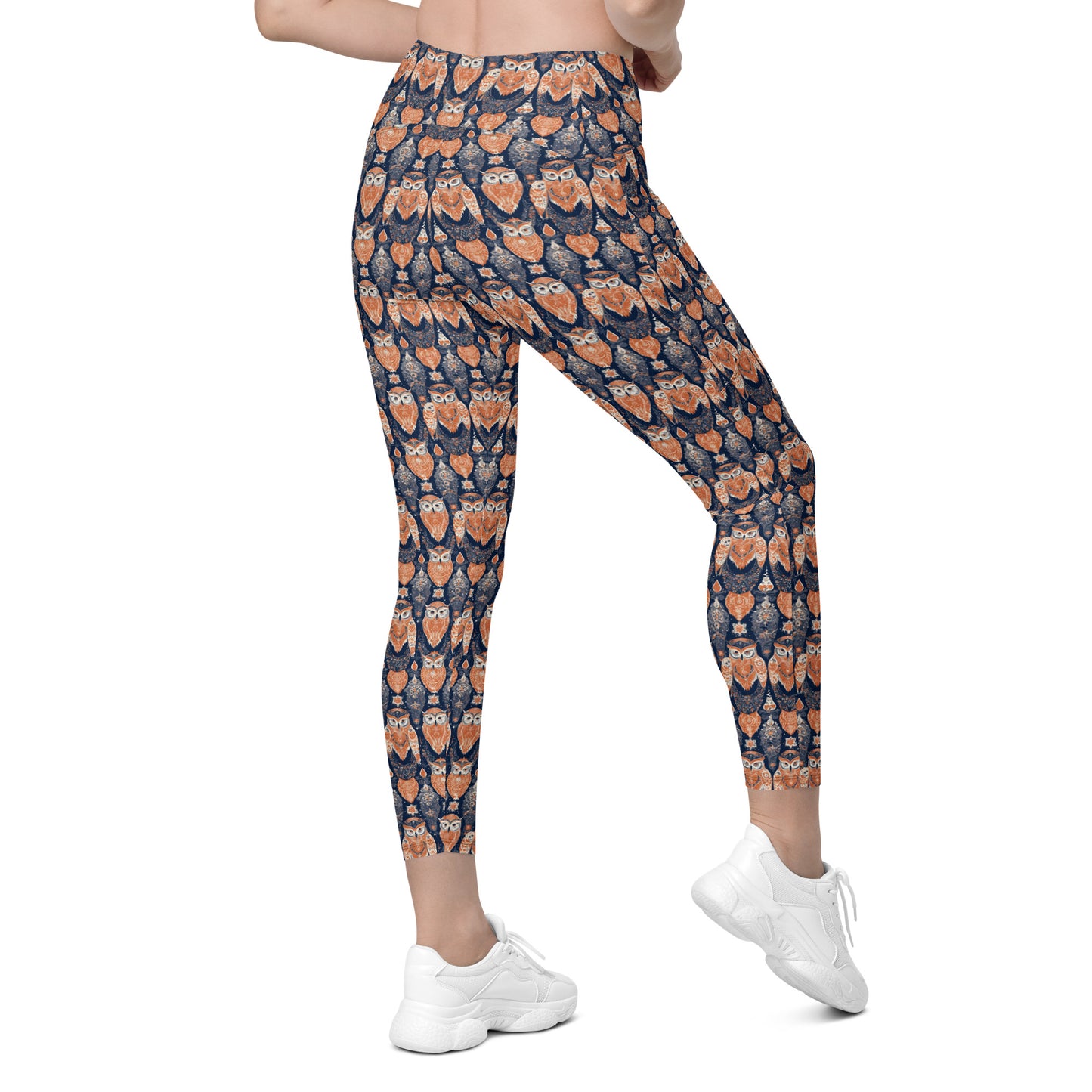 PGP Holiday Pocket Leggings - Ivory Embers Print | Stylish Comfort & Function