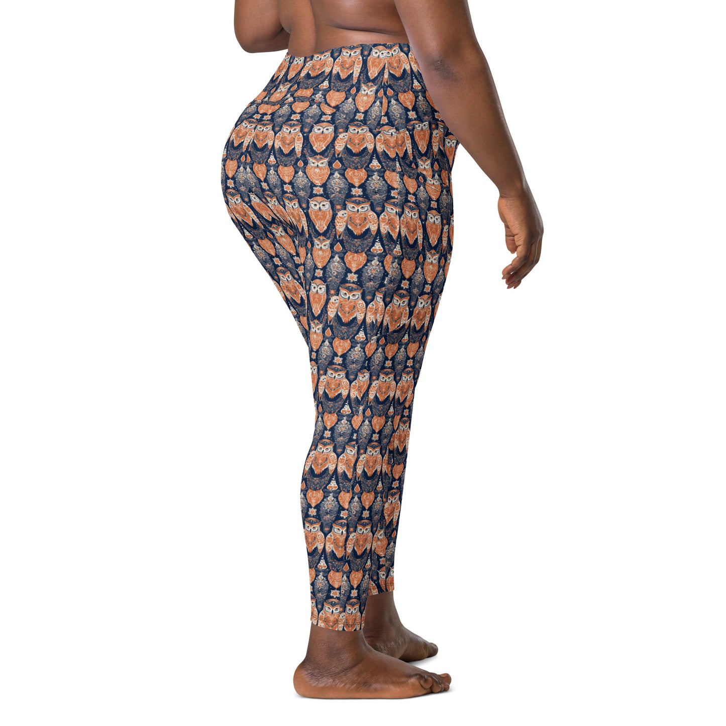 PGP Holiday Pocket Leggings - Ivory Embers Print | Stylish Comfort & Function
