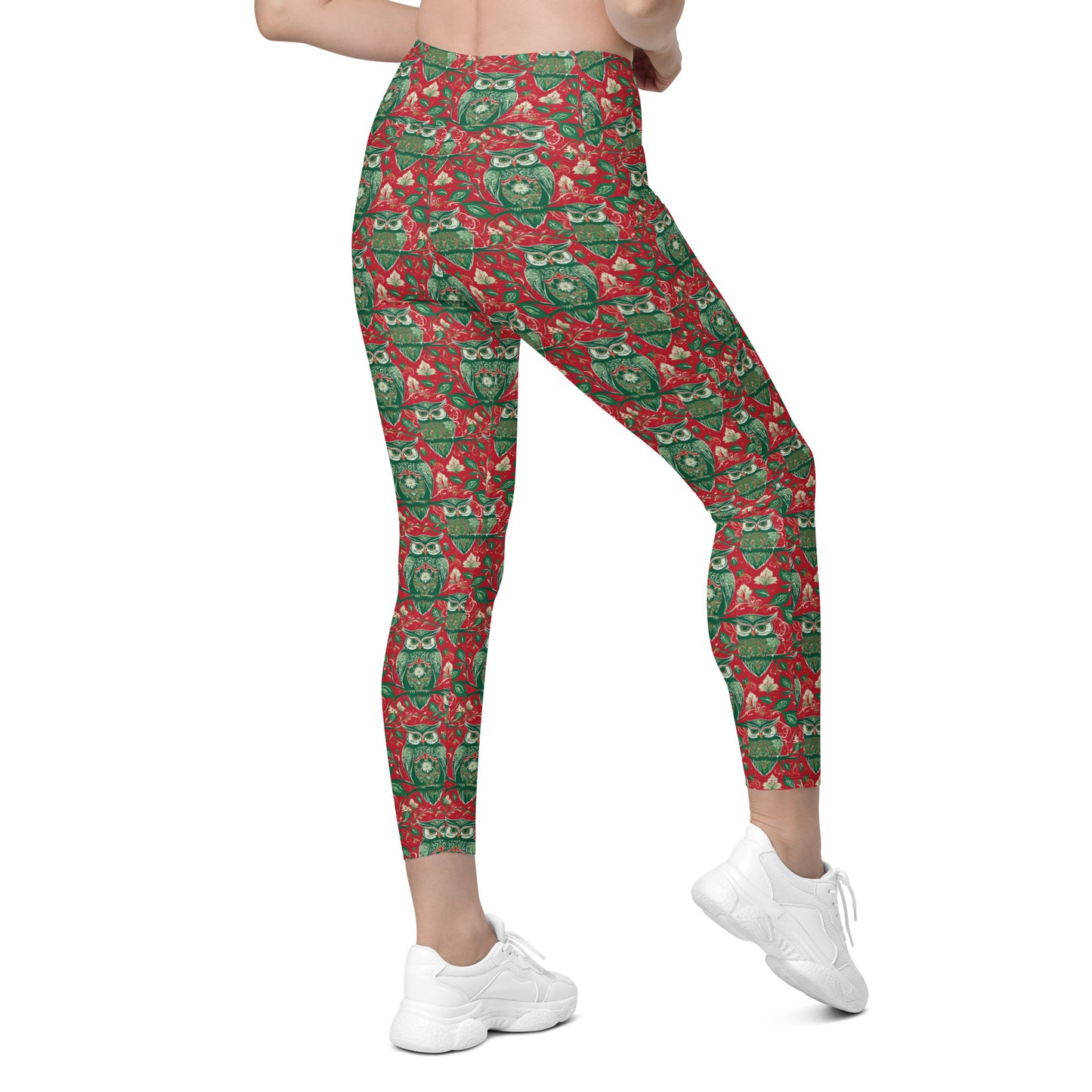 PGP Holiday Winterberry Pocket Leggings - High-Waisted Comfort & Support