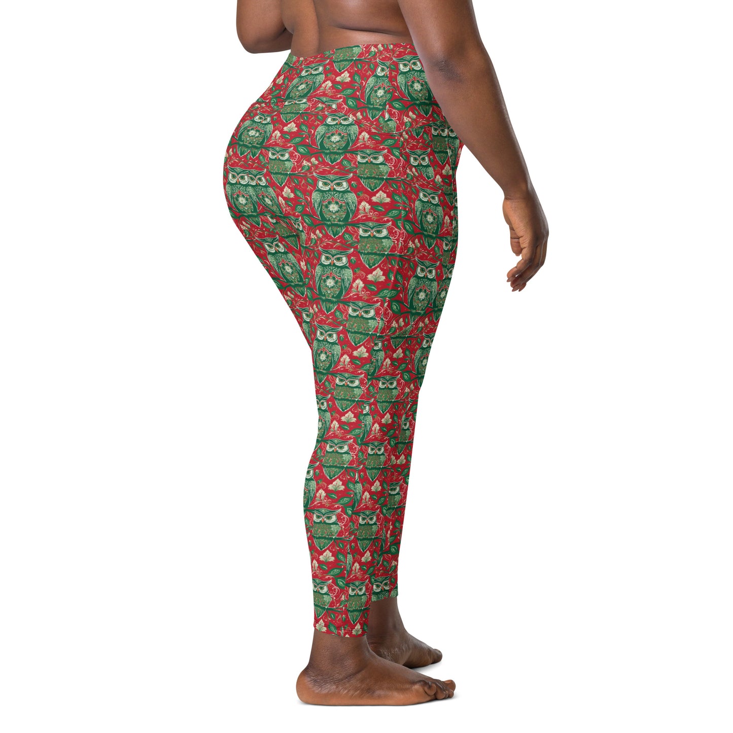 PGP Holiday Winterberry Pocket Leggings - High-Waisted Comfort & Support