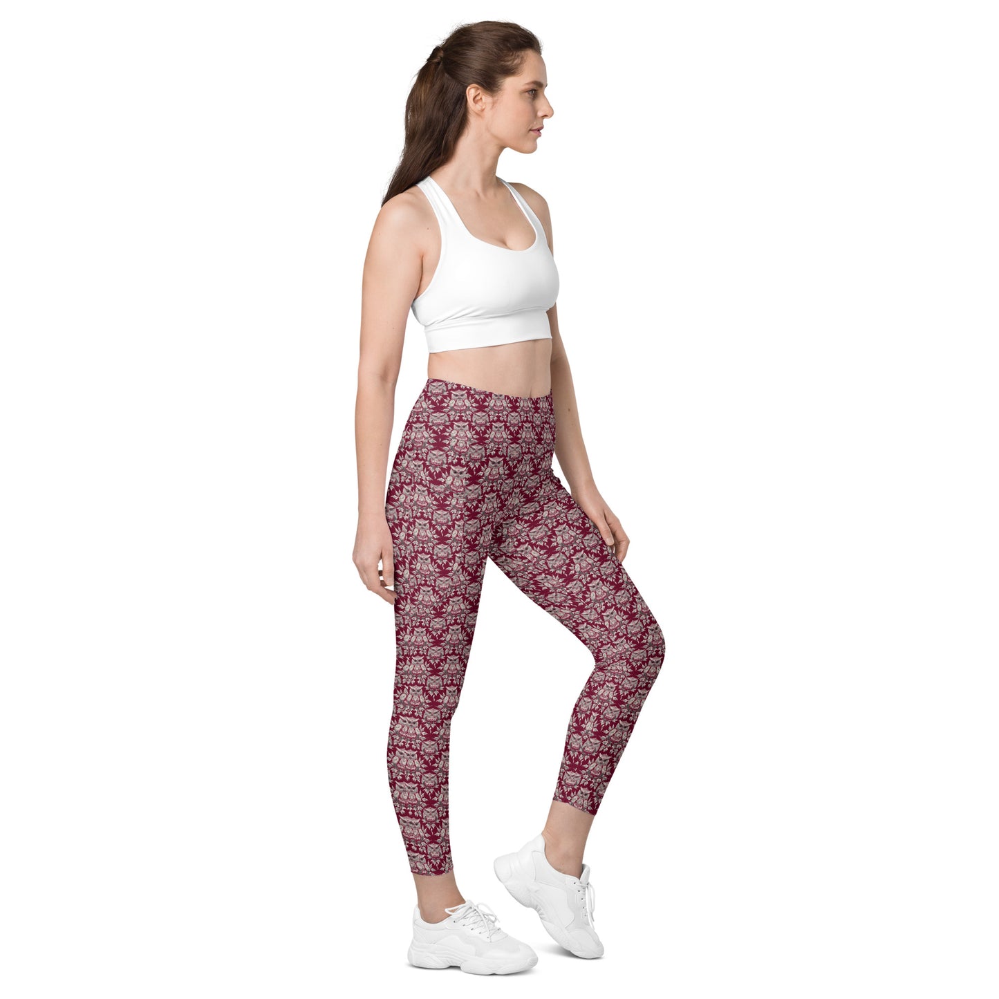 PGP Holiday Pocket Leggings - Whispers in the Snow Print | Stylish & Comfortable