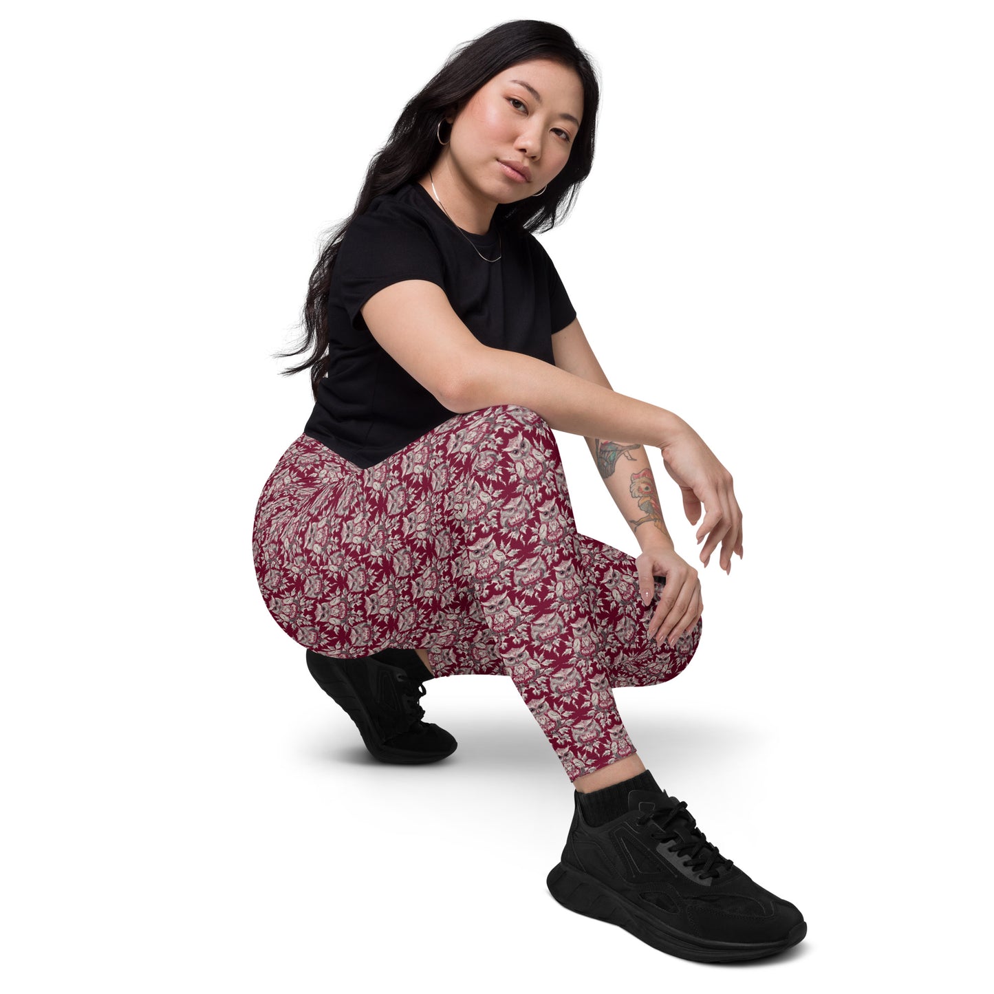 PGP Holiday Pocket Leggings - Whispers in the Snow Print | Stylish & Comfortable