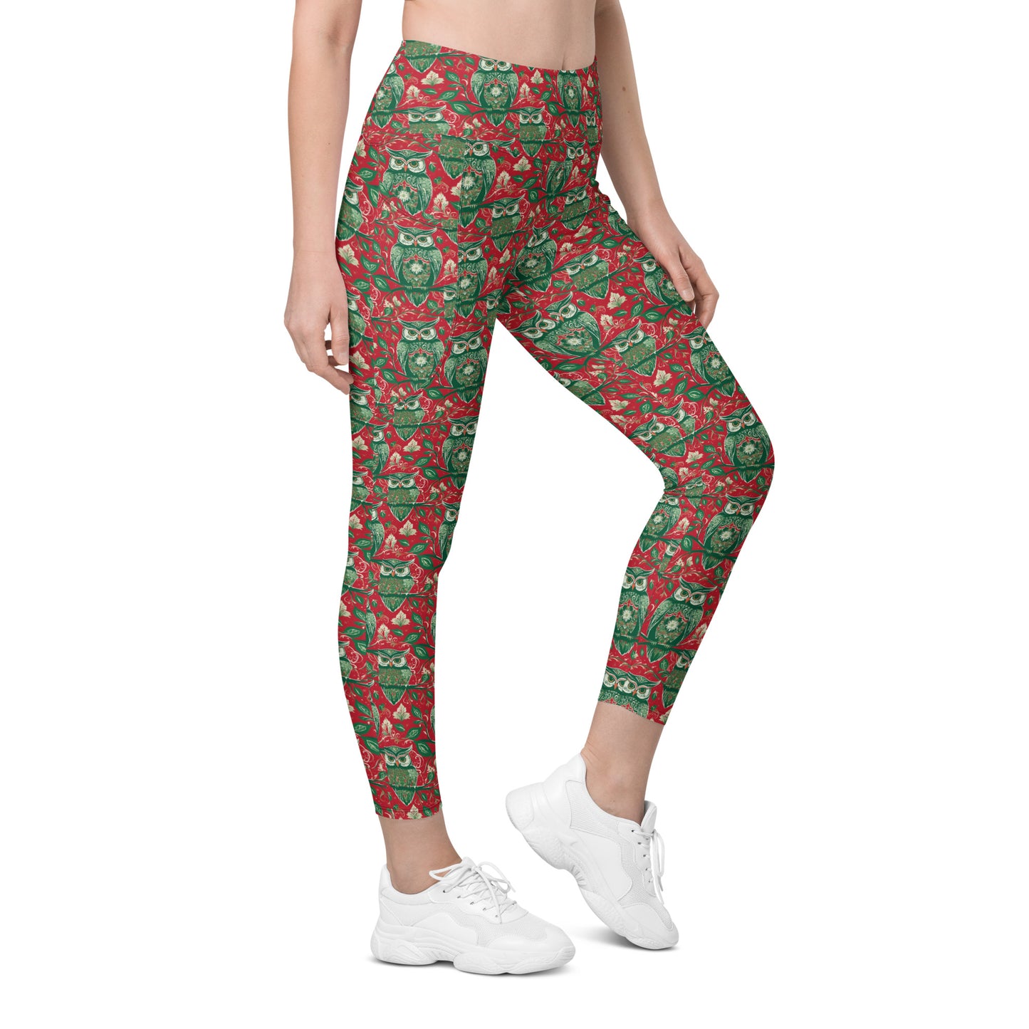 PGP Holiday Winterberry Pocket Leggings - High-Waisted Comfort & Support
