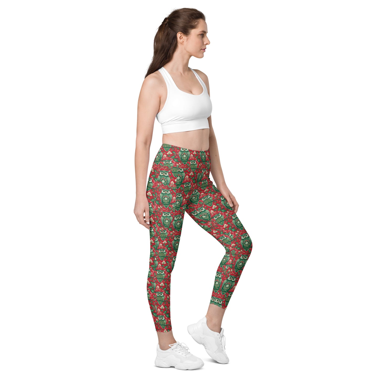 PGP Holiday Winterberry Pocket Leggings - High-Waisted Comfort & Support