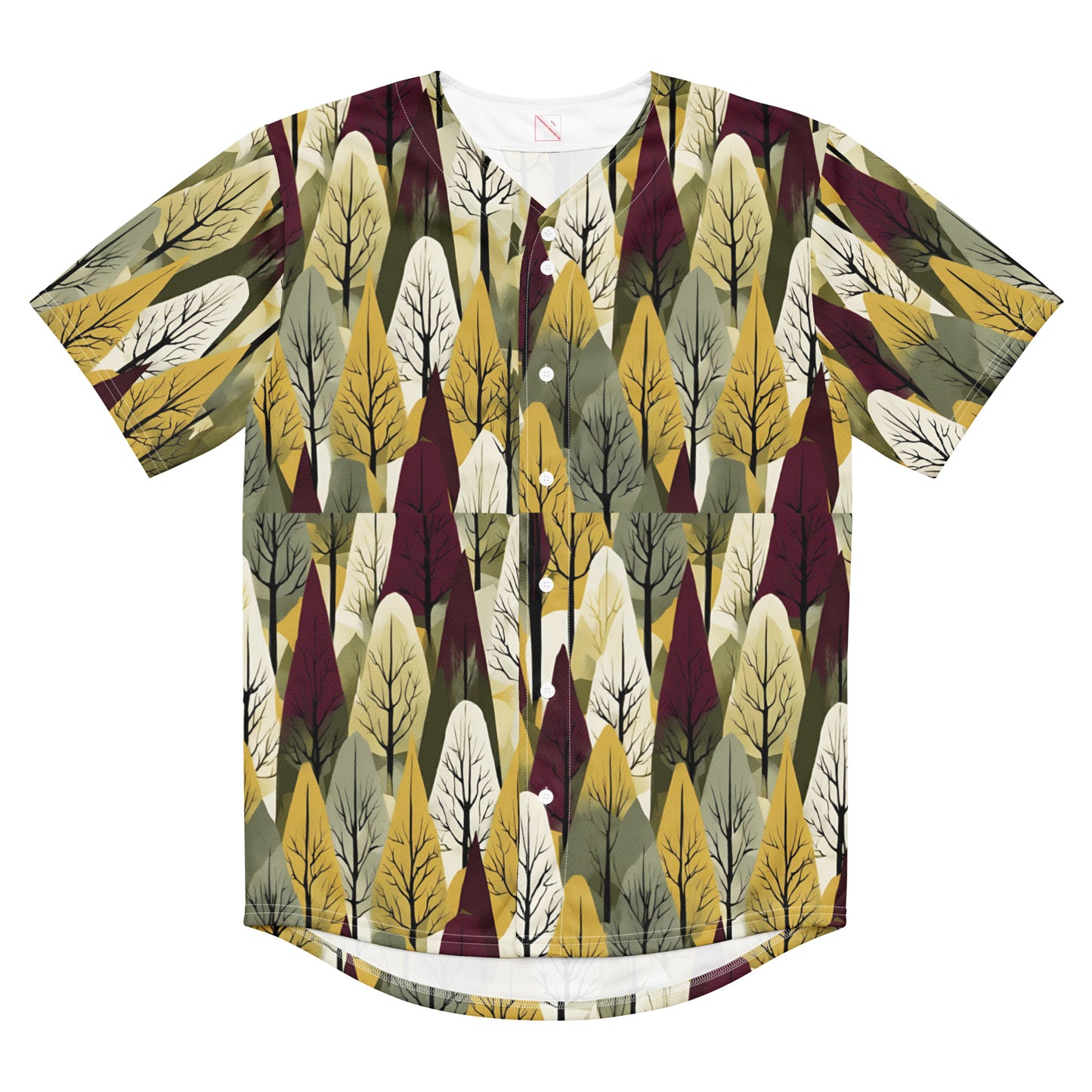 PGP Holiday First Snow Unisex Baseball Jersey - Mid-Century Modern Inspired Print | Eco-Friendly & Comfortable