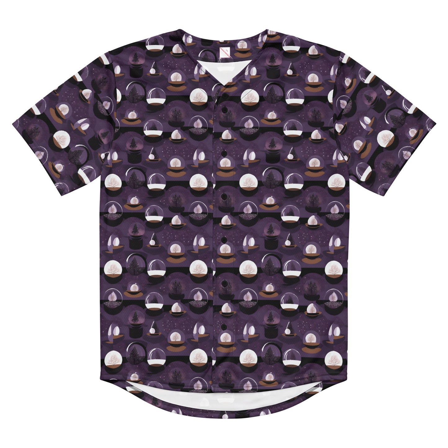 PGP Holiday Twilighted Unisex Baseball Jersey - Mid-Century Modern Inspired Print | Eco-Friendly & Comfortable