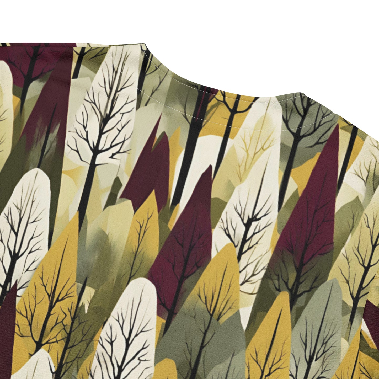 PGP Holiday First Snow Unisex Baseball Jersey - Mid-Century Modern Inspired Print | Eco-Friendly & Comfortable