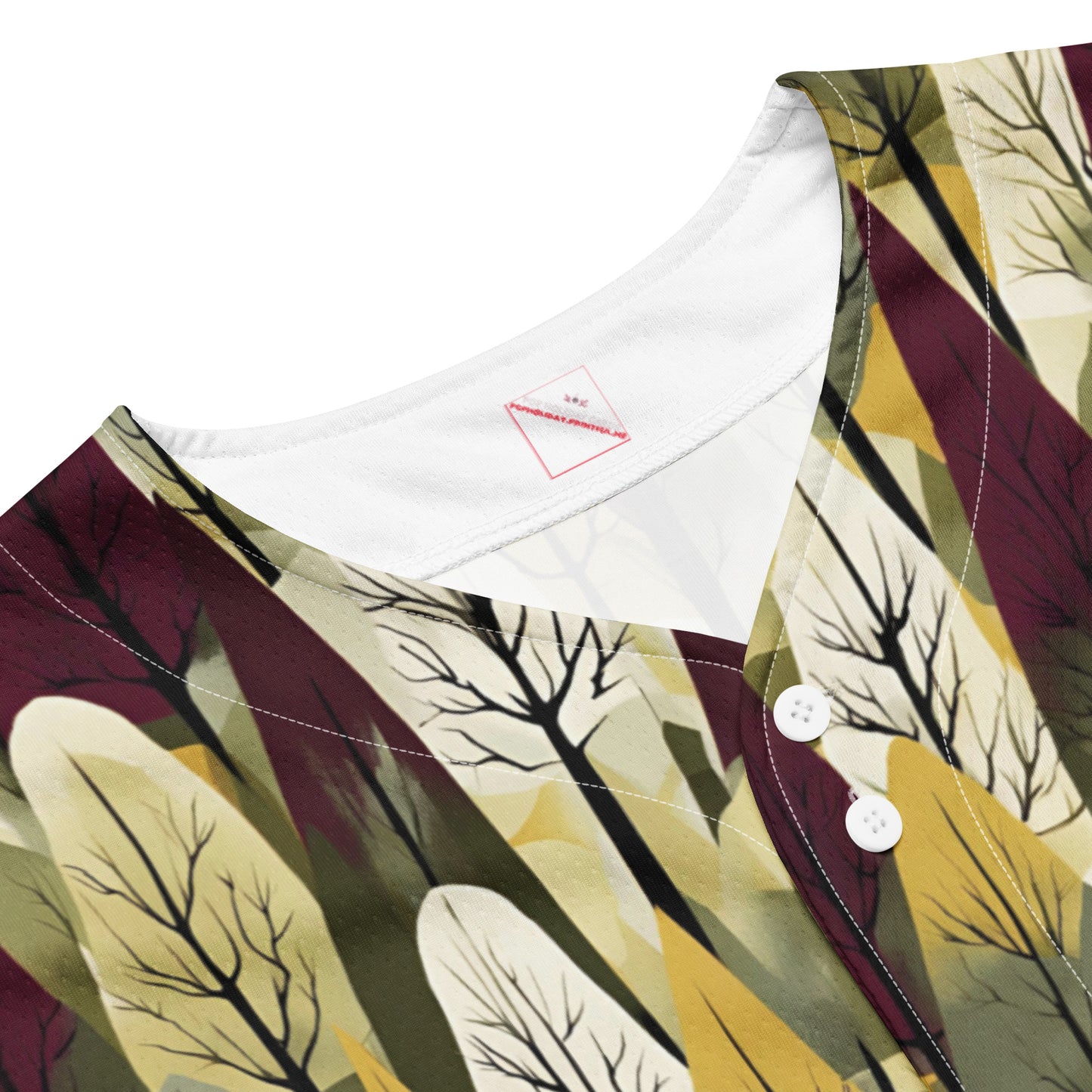 PGP Holiday First Snow Unisex Baseball Jersey - Mid-Century Modern Inspired Print | Eco-Friendly & Comfortable