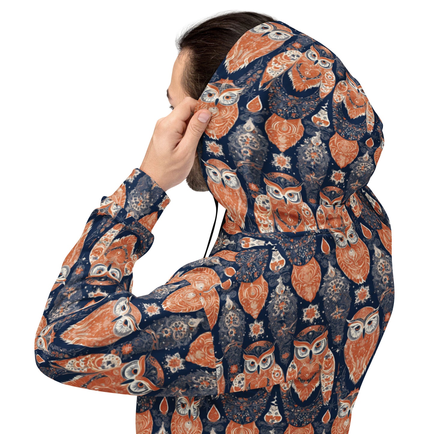 PGP Holiday Unisex Hoodie - Ivory Embers Print | Soft, Cozy & Stylish