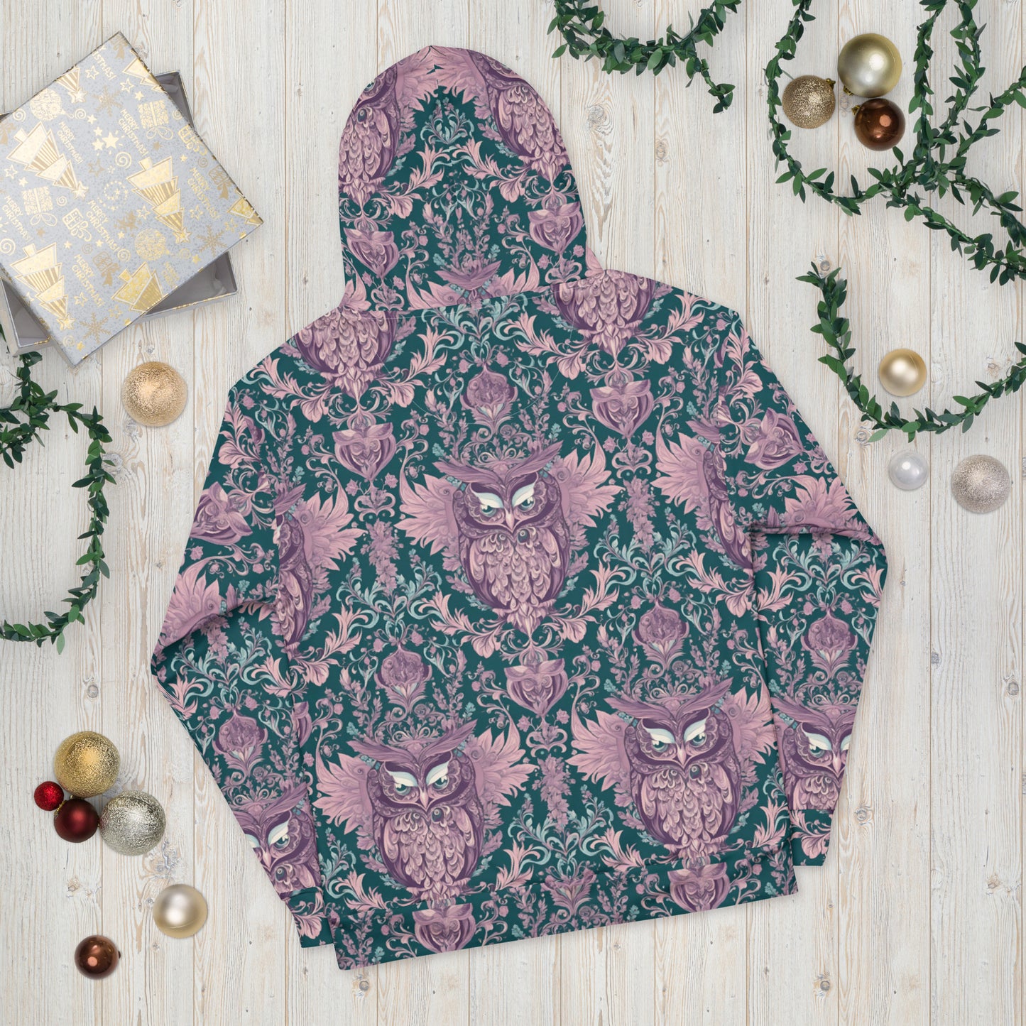 PGP Holiday Unisex Hoodie - Echoes of Elegance Print | Cozy & Timeless Style