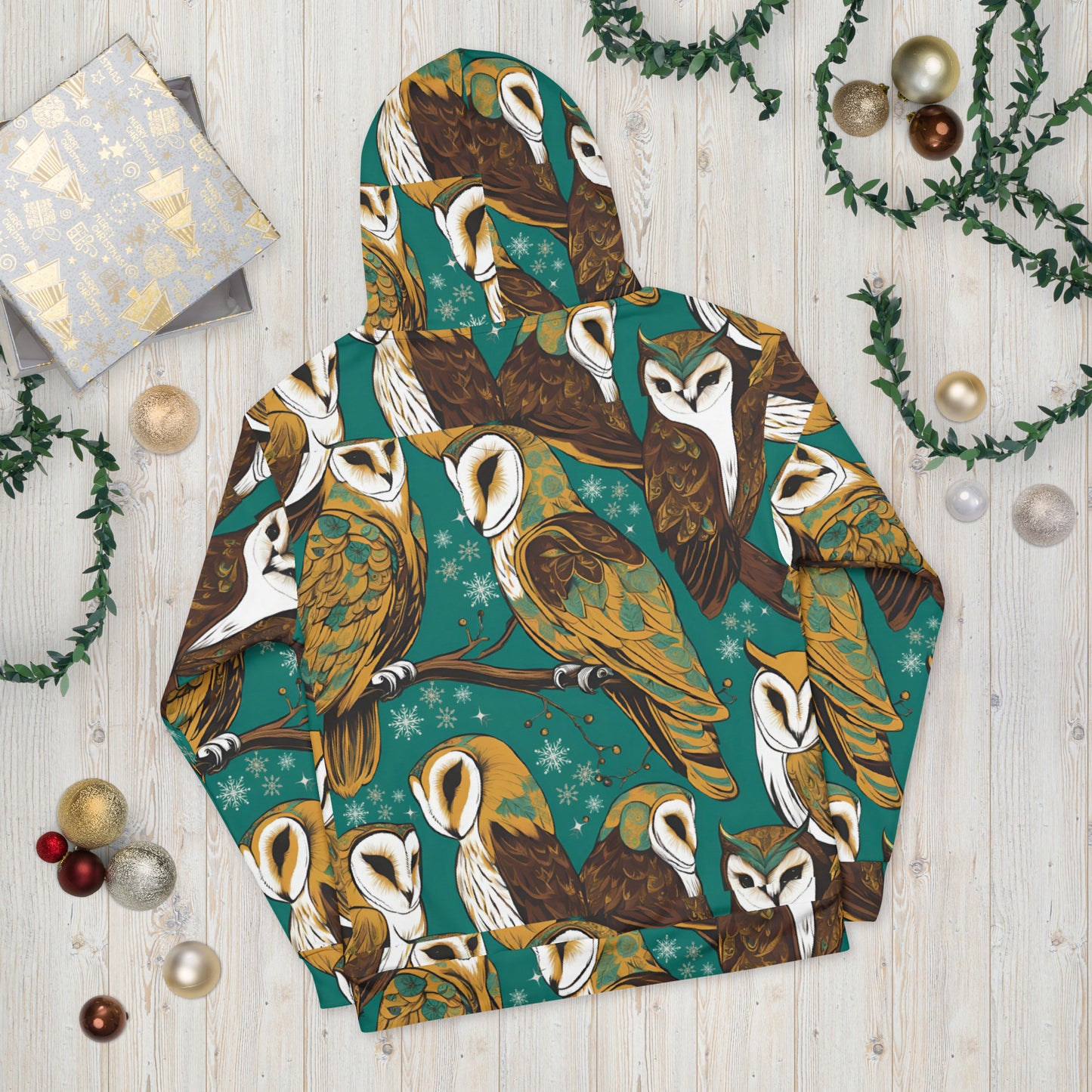 PGP Holiday Unisex Hoodie - Frozen Serenade Print | Soft, Cozy & Stylish