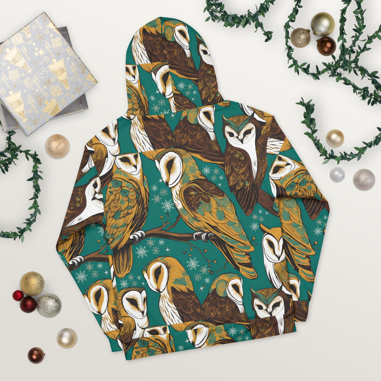 PGP Holiday Unisex Hoodie - Frozen Serenade Print | Soft, Cozy & Stylish