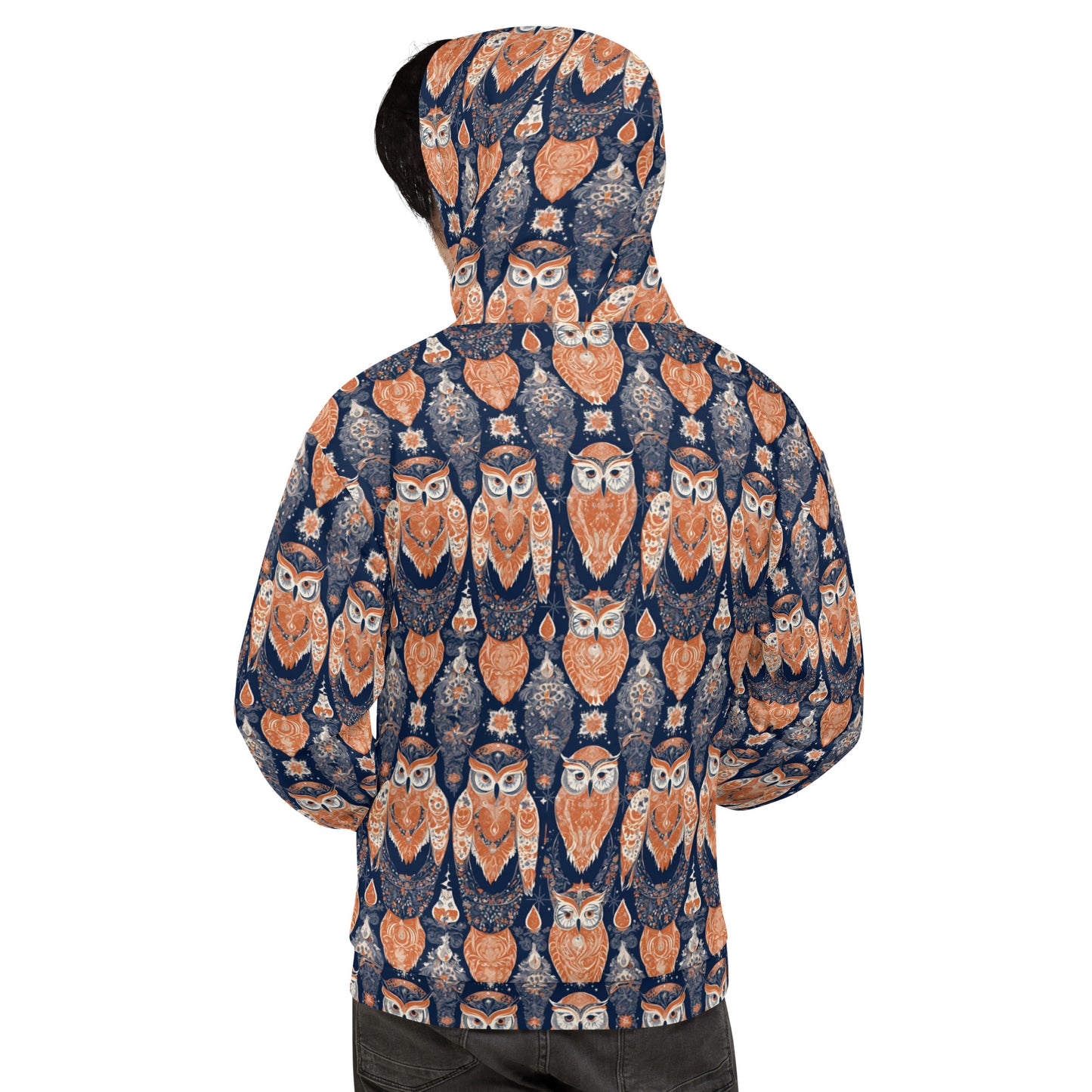 PGP Holiday Unisex Hoodie - Ivory Embers Print | Soft, Cozy & Stylish