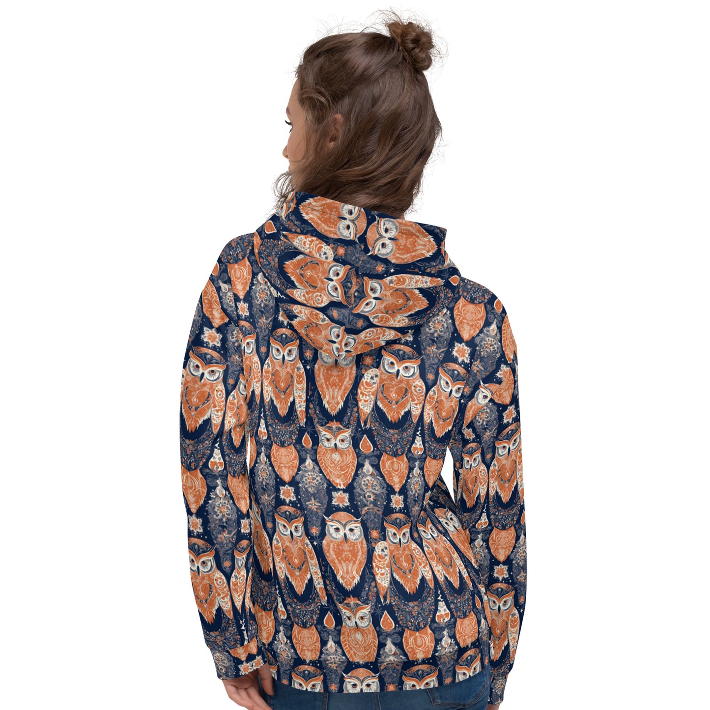 PGP Holiday Unisex Hoodie - Ivory Embers Print | Soft, Cozy & Stylish