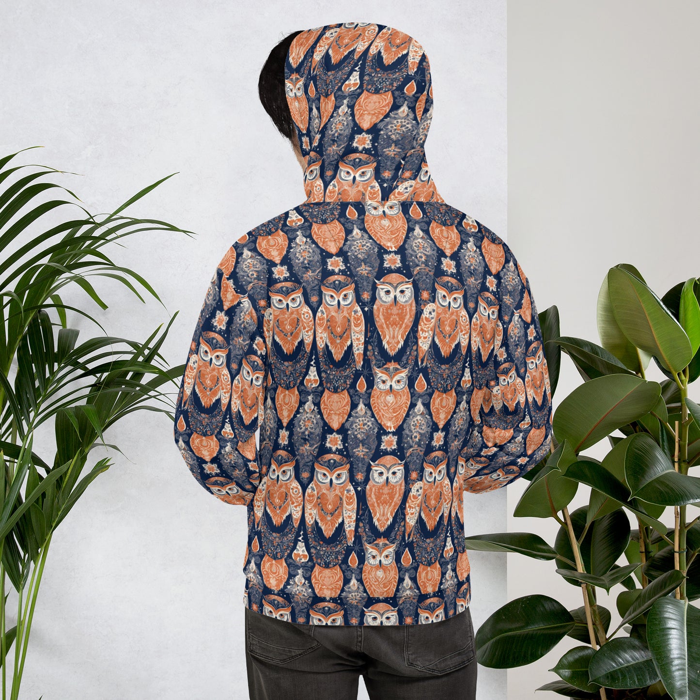 PGP Holiday Unisex Hoodie - Ivory Embers Print | Soft, Cozy & Stylish