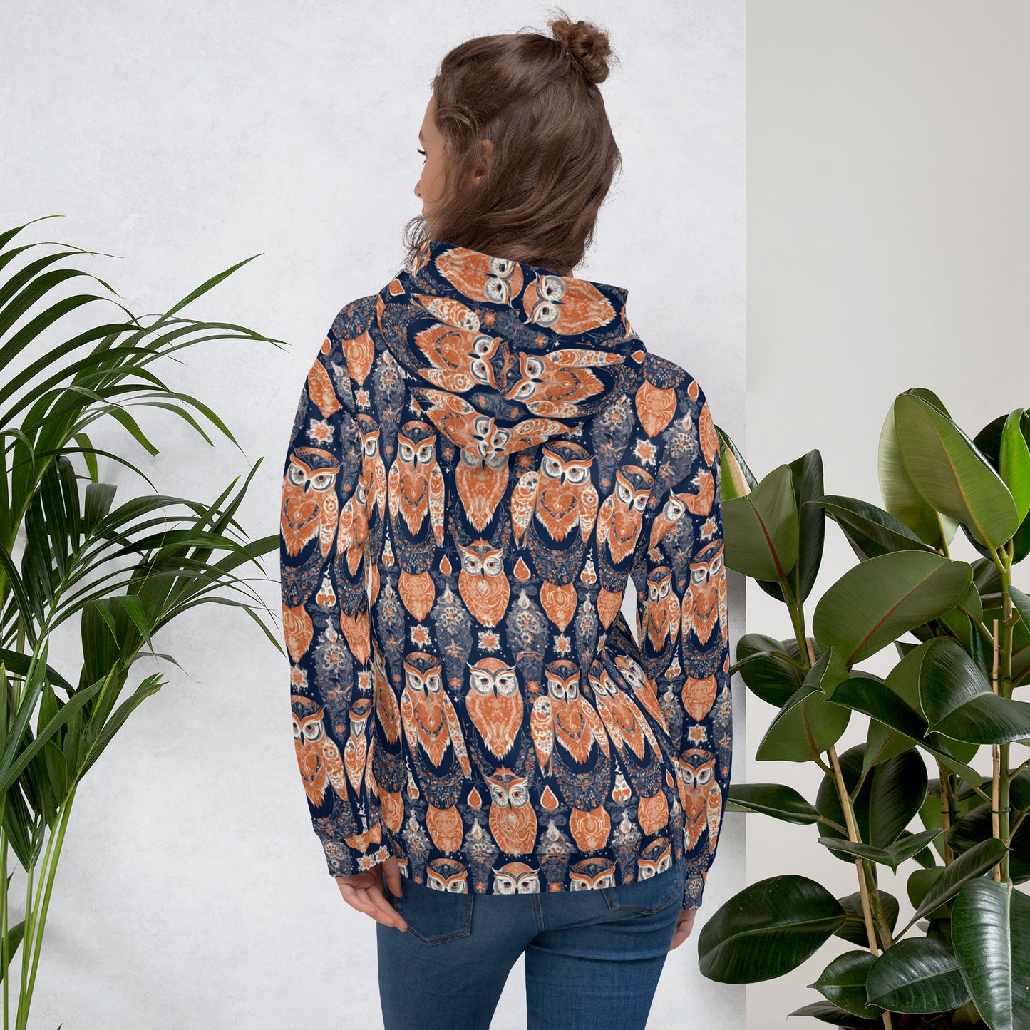 PGP Holiday Unisex Hoodie - Ivory Embers Print | Soft, Cozy & Stylish