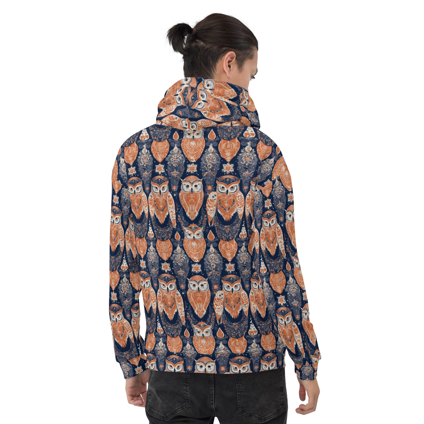 PGP Holiday Unisex Hoodie - Ivory Embers Print | Soft, Cozy & Stylish