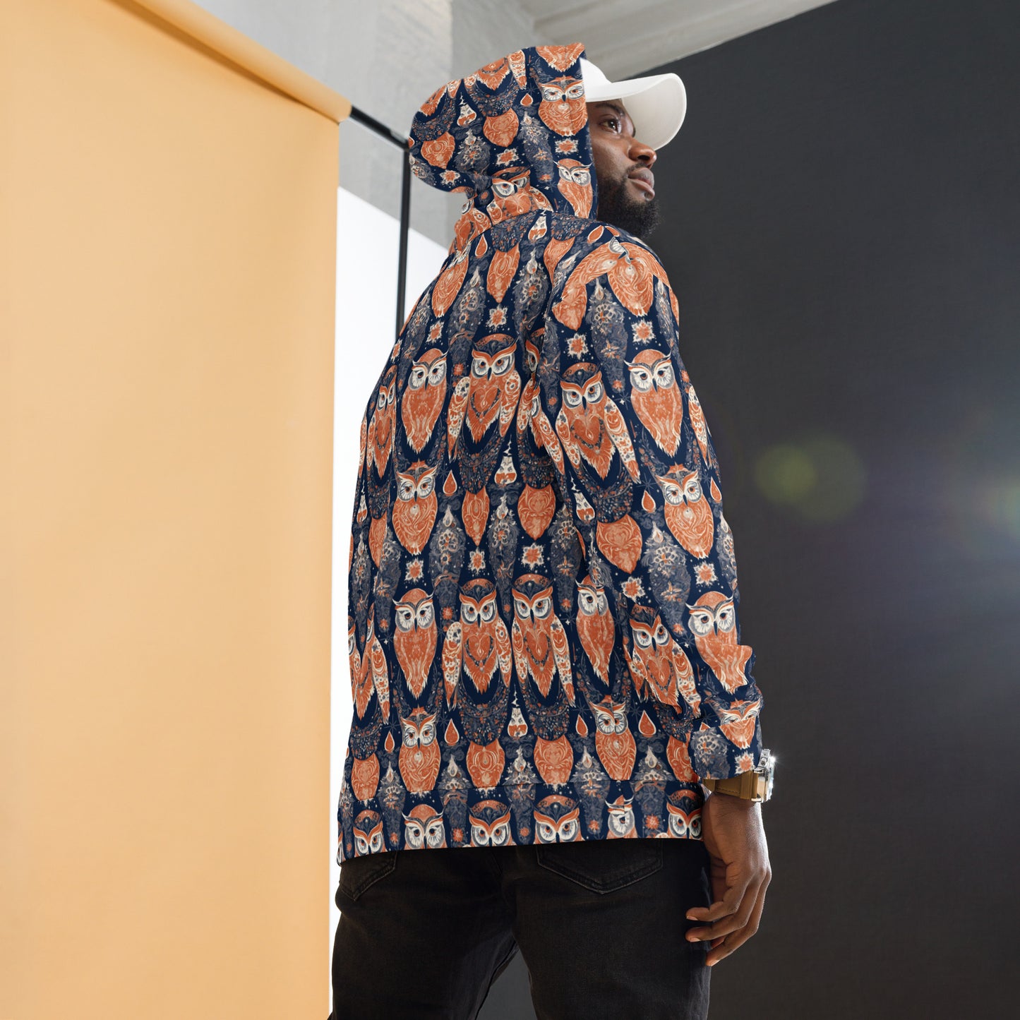 PGP Holiday Unisex Hoodie - Ivory Embers Print | Soft, Cozy & Stylish