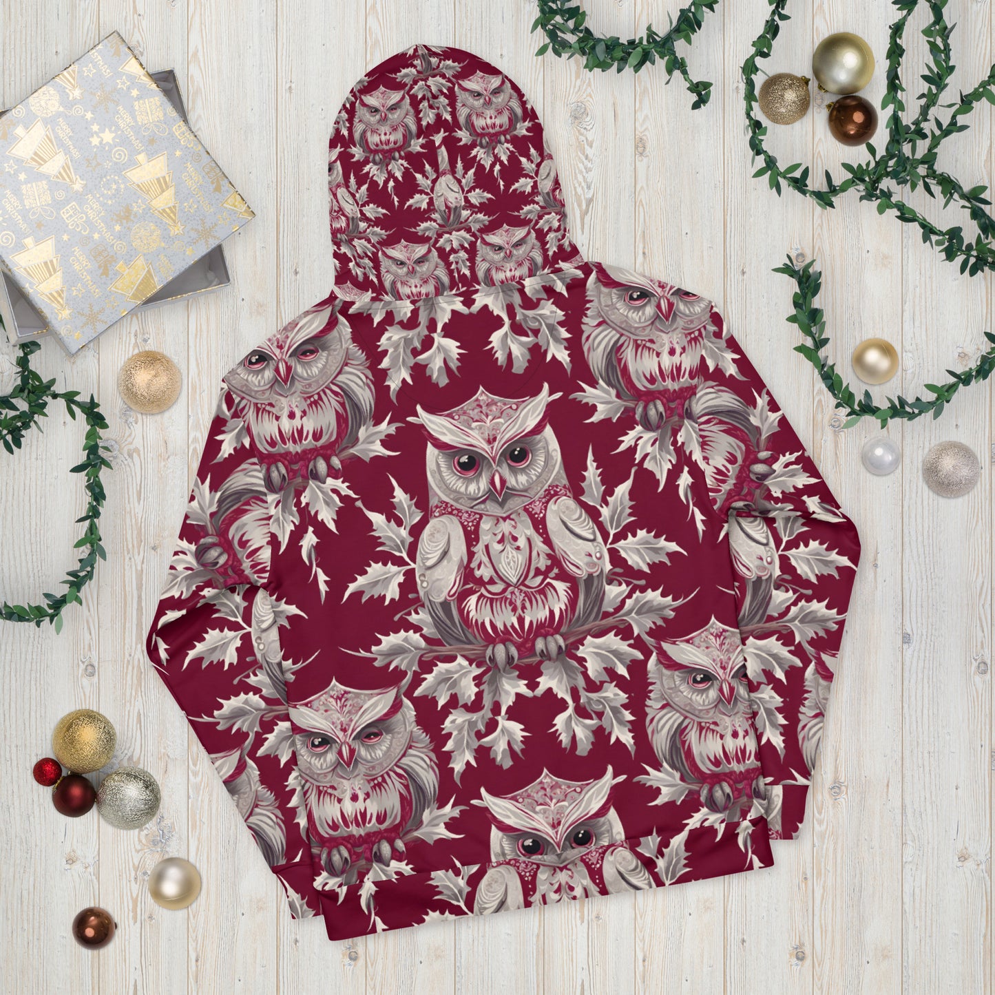PGP Holiday Unisex Hoodie - Whispers in the Snow Print | Soft, Cozy & Stylish