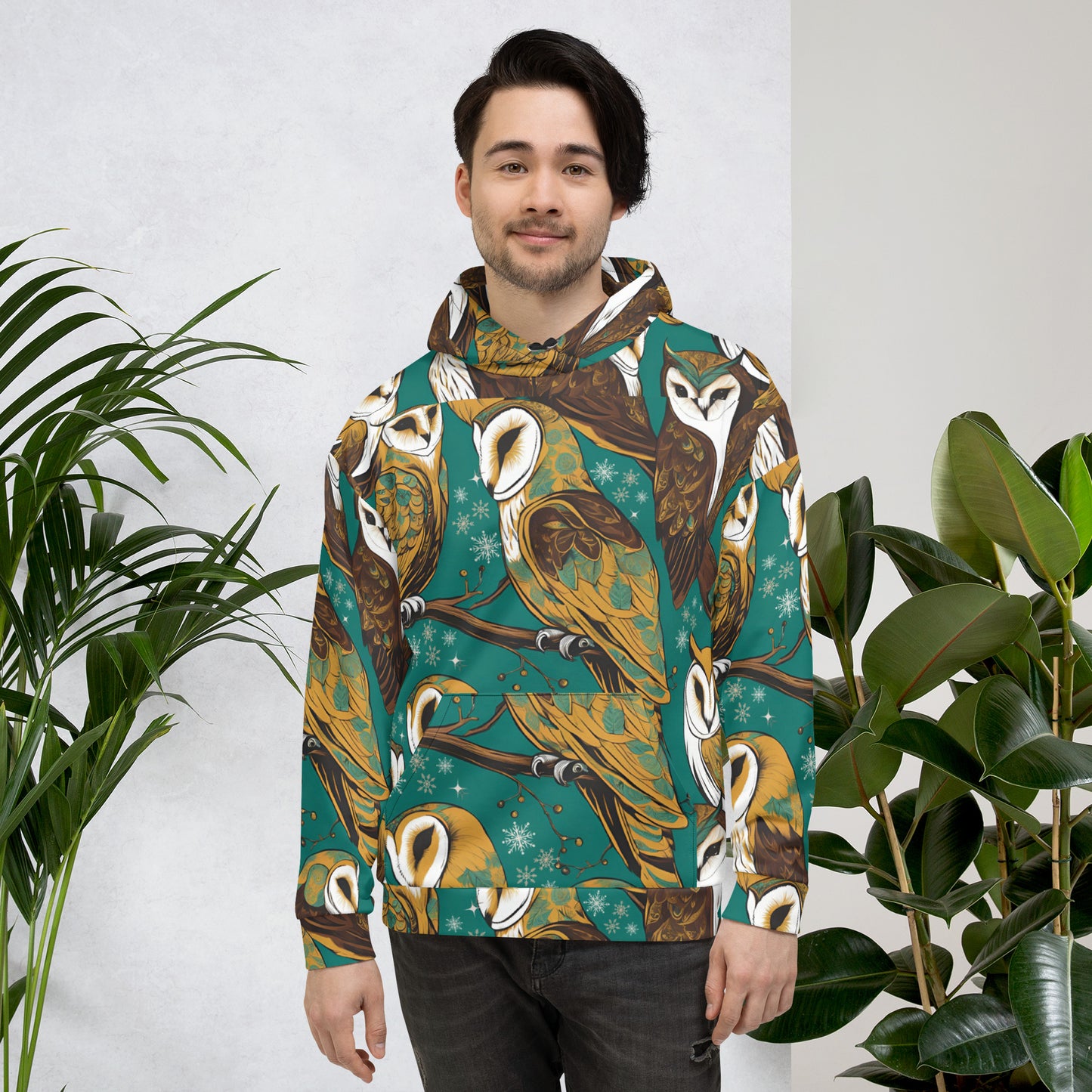 PGP Holiday Unisex Hoodie - Frozen Serenade Print | Soft, Cozy & Stylish