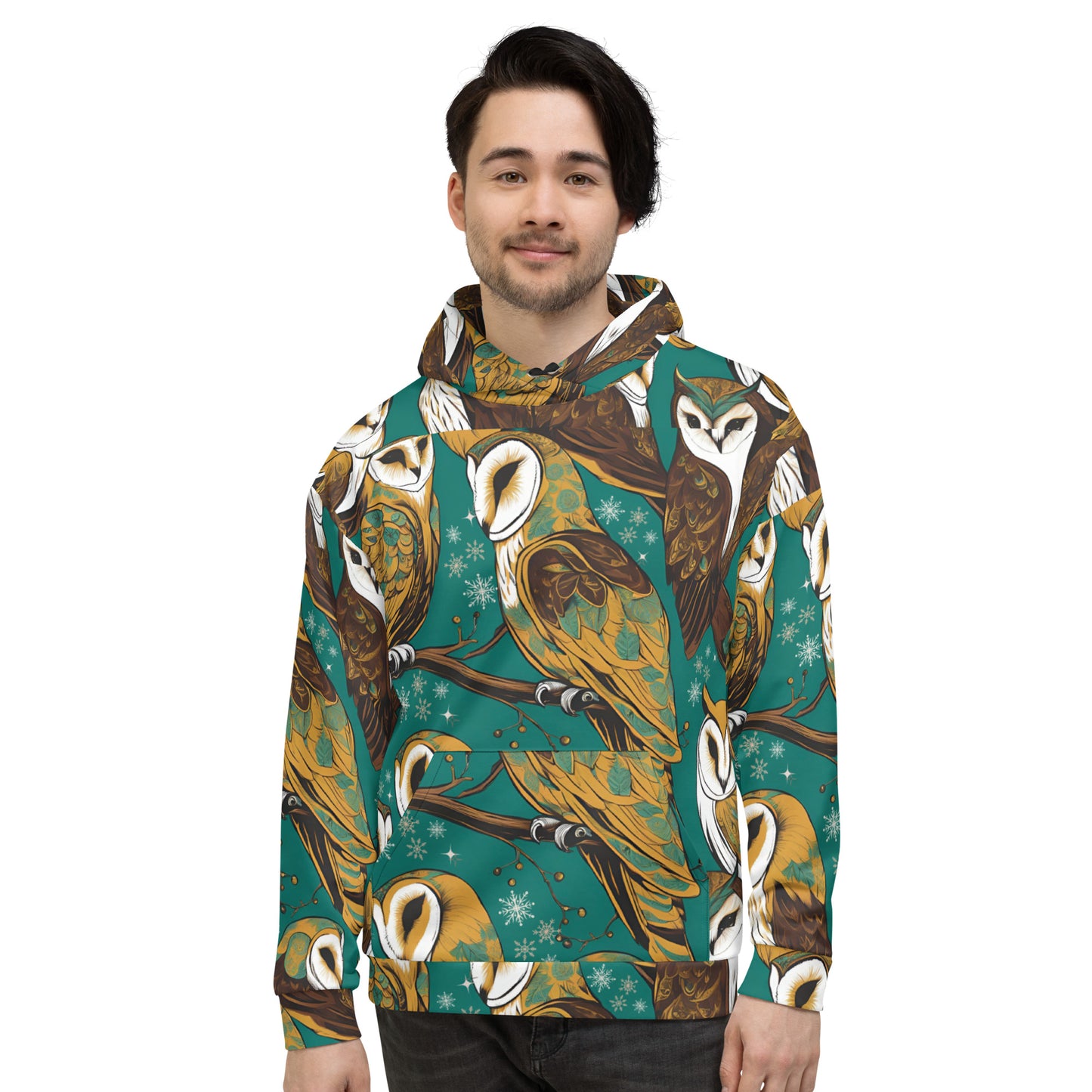 PGP Holiday Unisex Hoodie - Frozen Serenade Print | Soft, Cozy & Stylish
