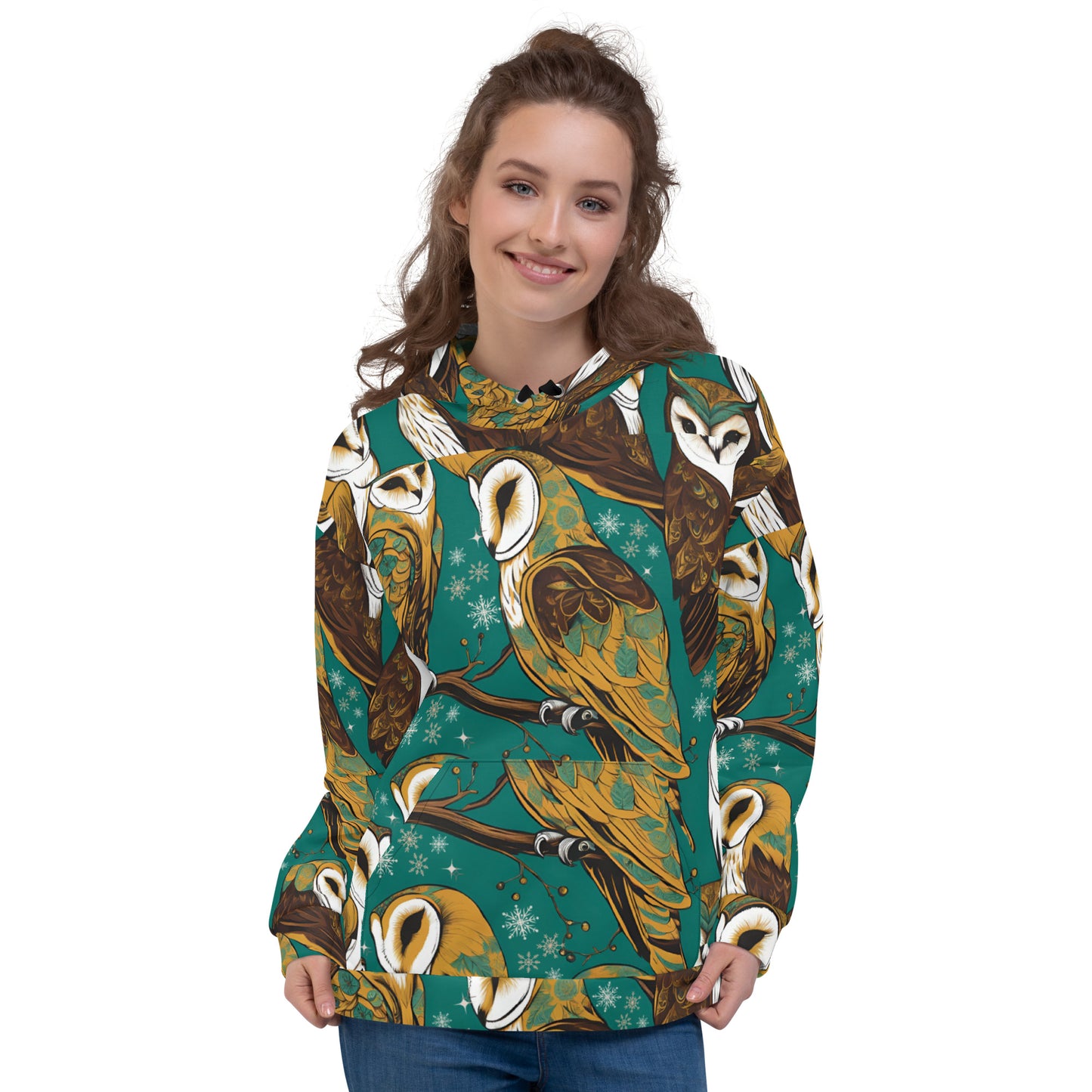 PGP Holiday Unisex Hoodie - Frozen Serenade Print | Soft, Cozy & Stylish
