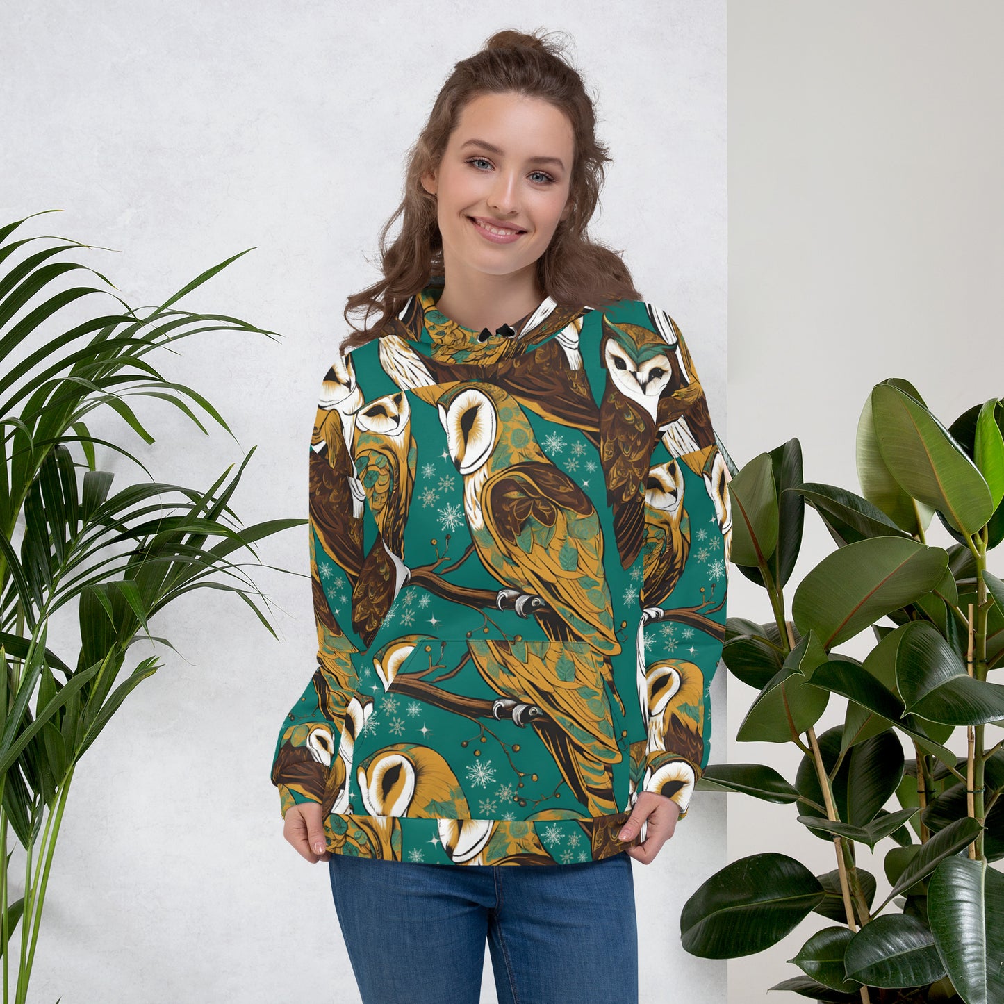 PGP Holiday Unisex Hoodie - Frozen Serenade Print | Soft, Cozy & Stylish