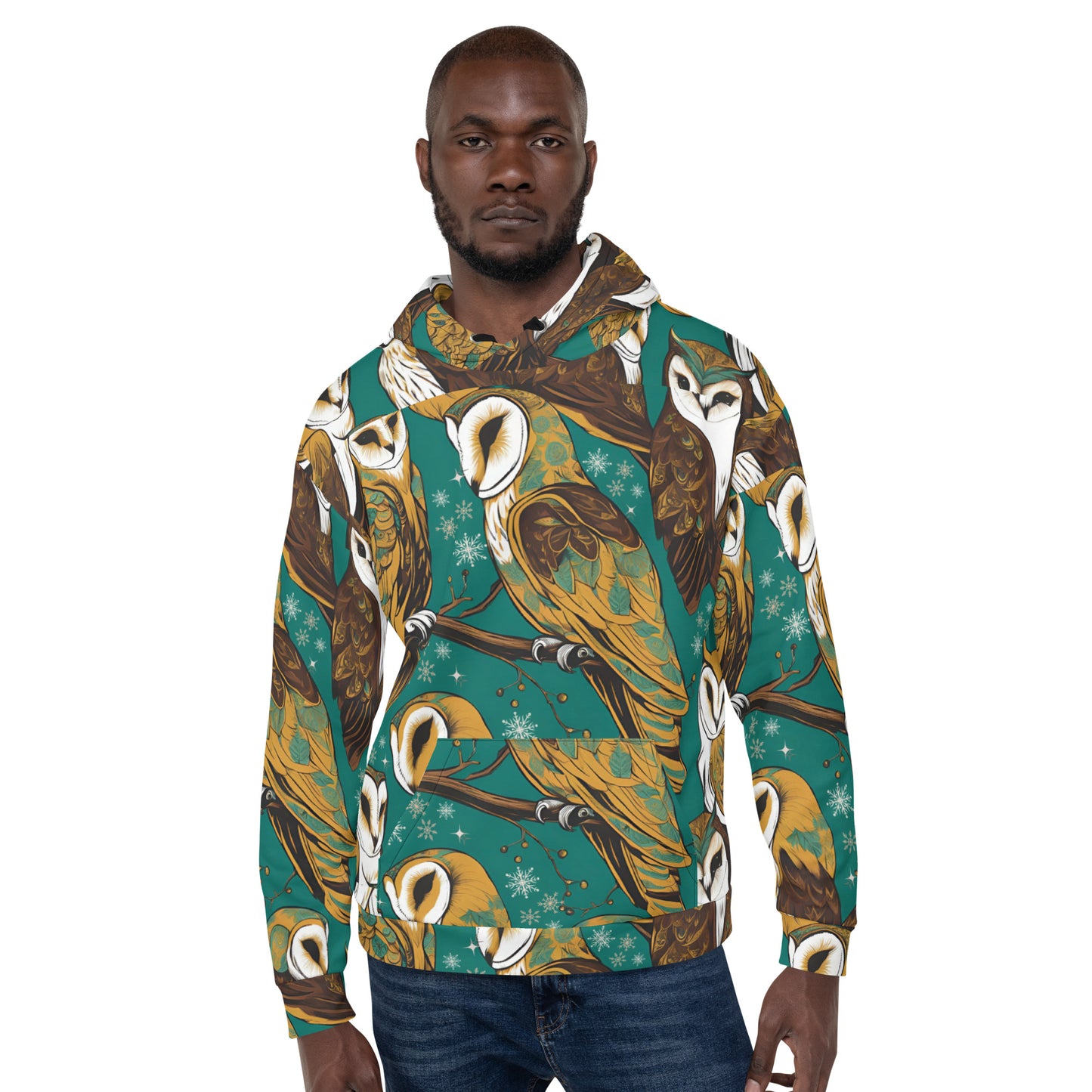 PGP Holiday Unisex Hoodie - Frozen Serenade Print | Soft, Cozy & Stylish