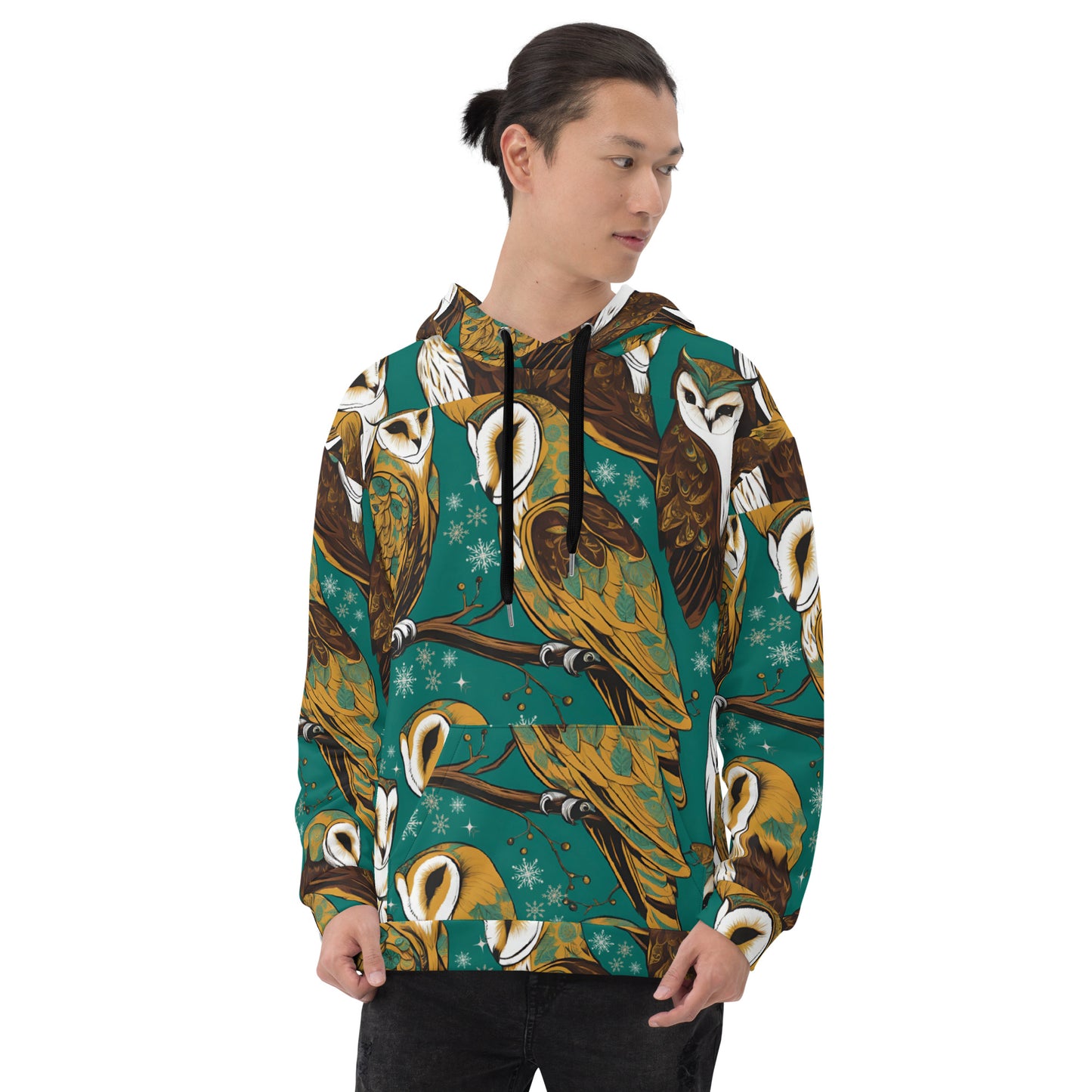 PGP Holiday Unisex Hoodie - Frozen Serenade Print | Soft, Cozy & Stylish