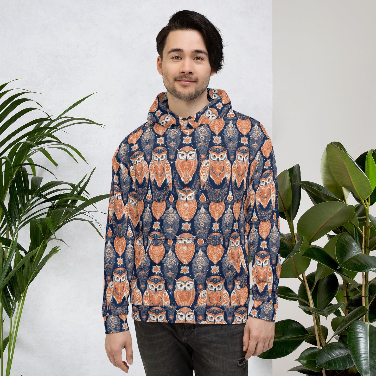 PGP Holiday Unisex Hoodie - Ivory Embers Print | Soft, Cozy & Stylish