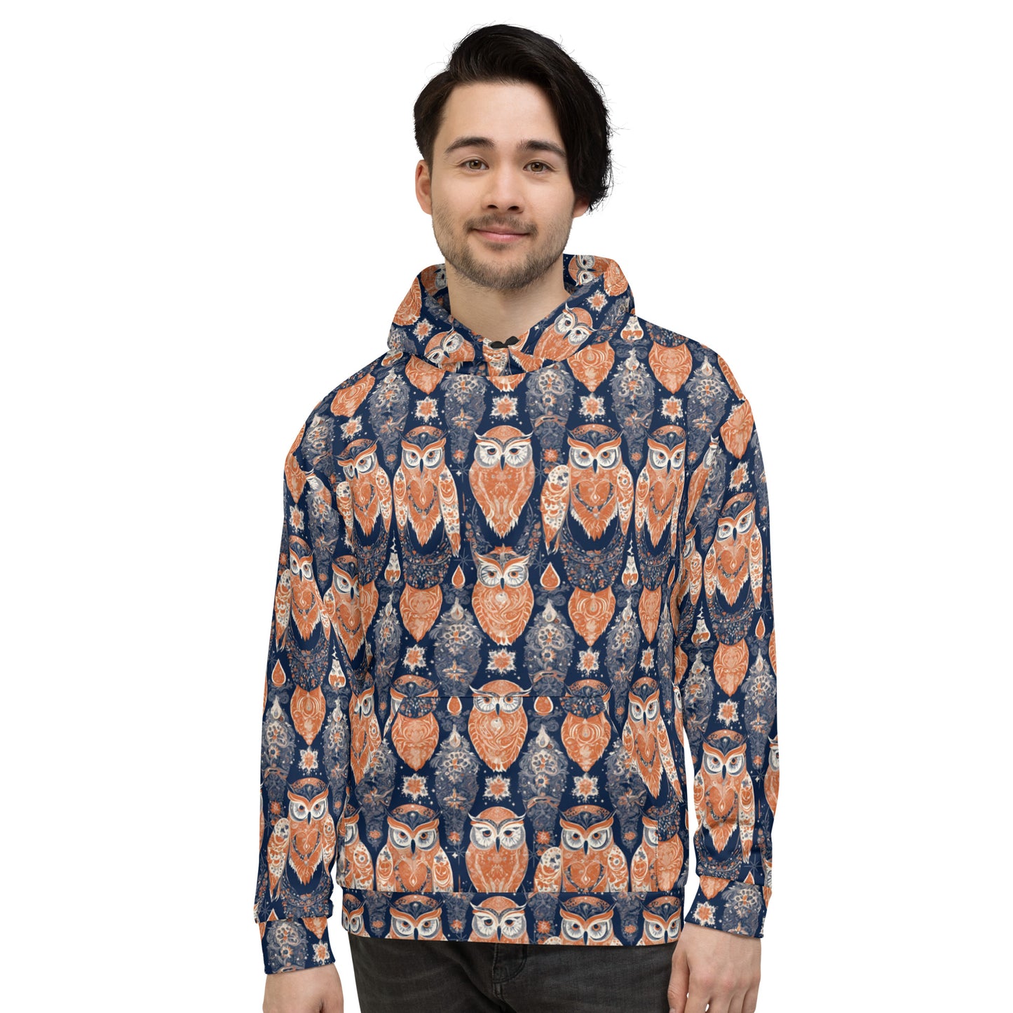 PGP Holiday Unisex Hoodie - Ivory Embers Print | Soft, Cozy & Stylish