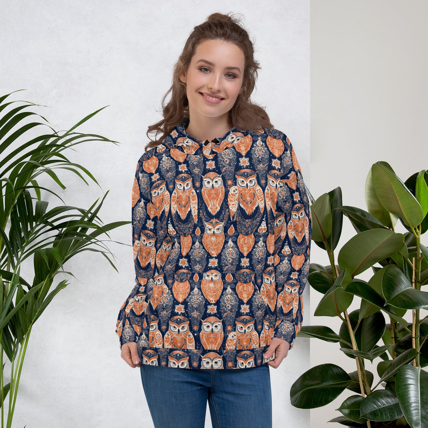 PGP Holiday Unisex Hoodie - Ivory Embers Print | Soft, Cozy & Stylish
