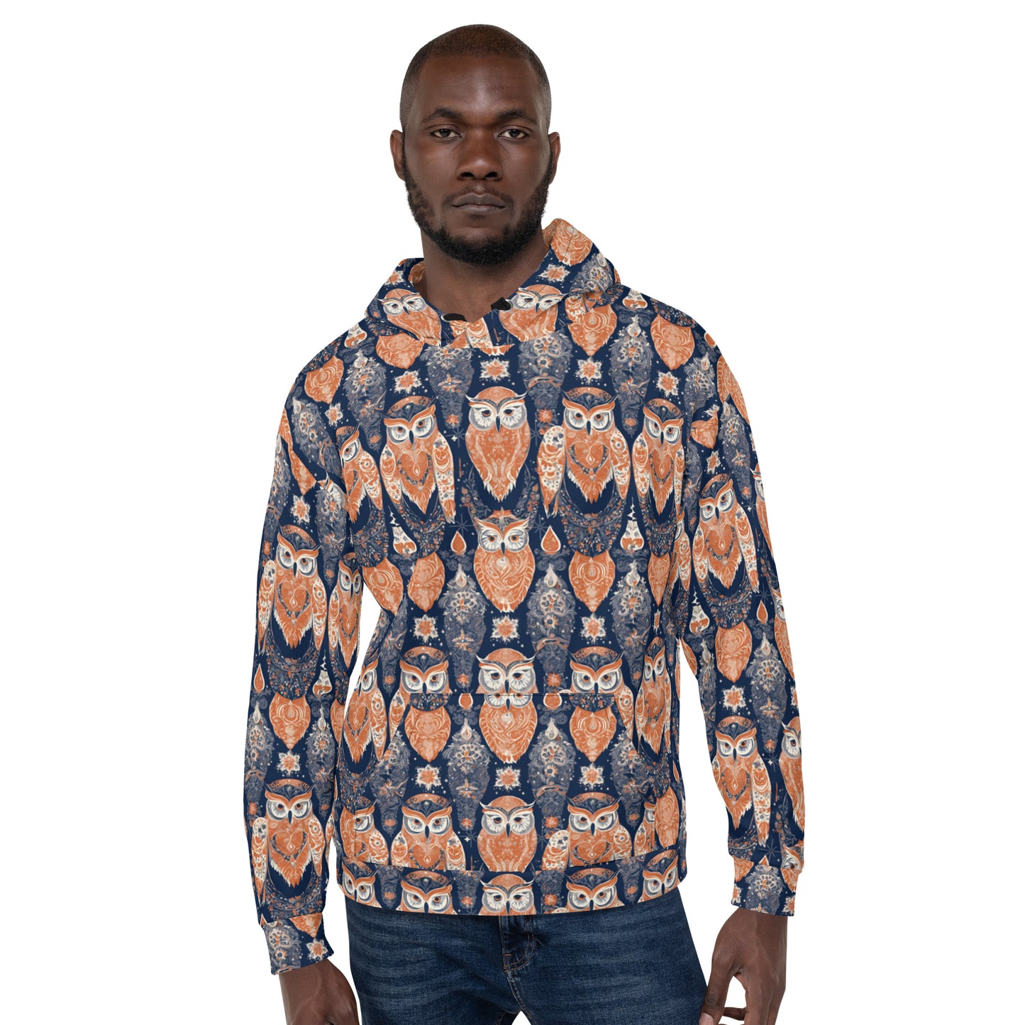 PGP Holiday Unisex Hoodie - Ivory Embers Print | Soft, Cozy & Stylish