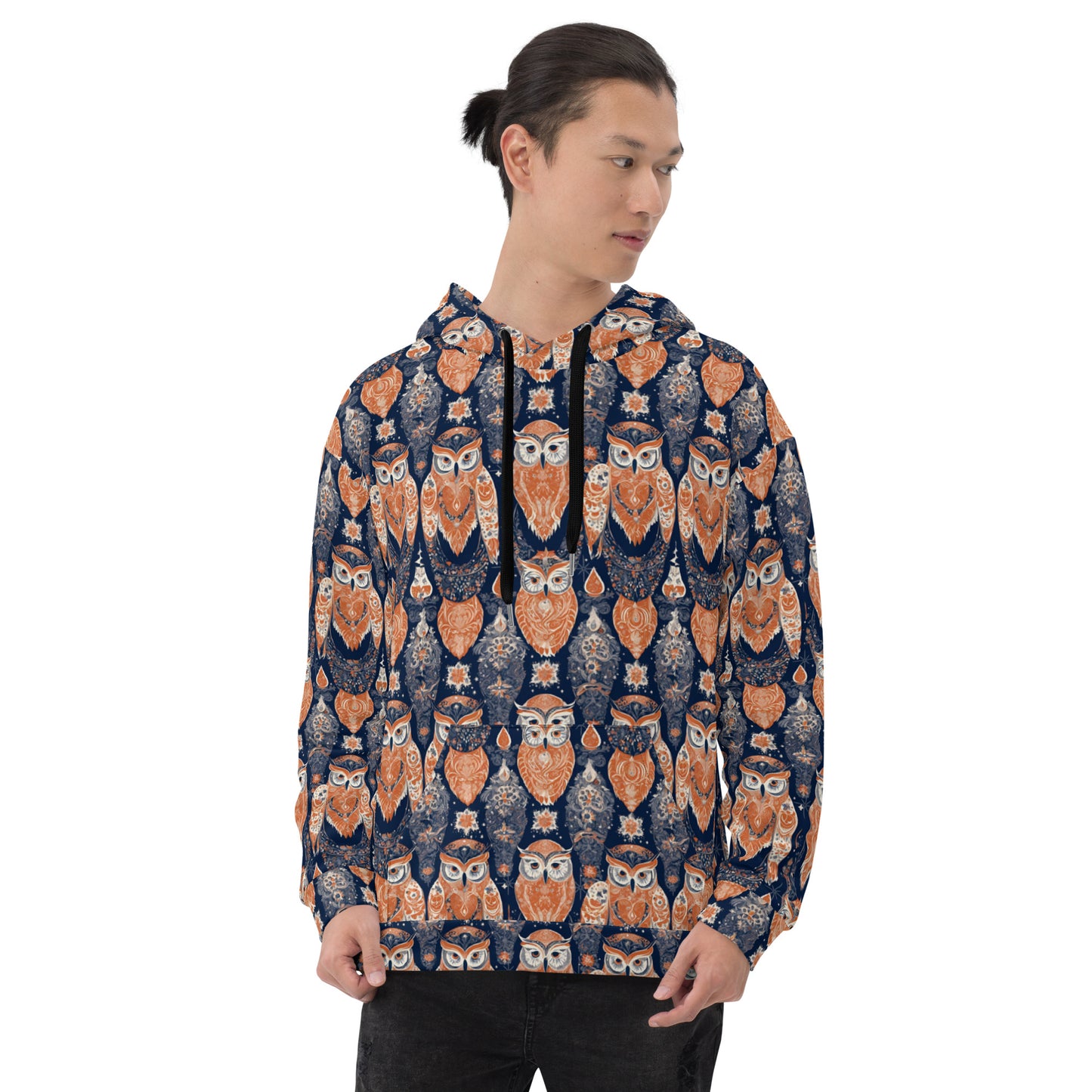 PGP Holiday Unisex Hoodie - Ivory Embers Print | Soft, Cozy & Stylish