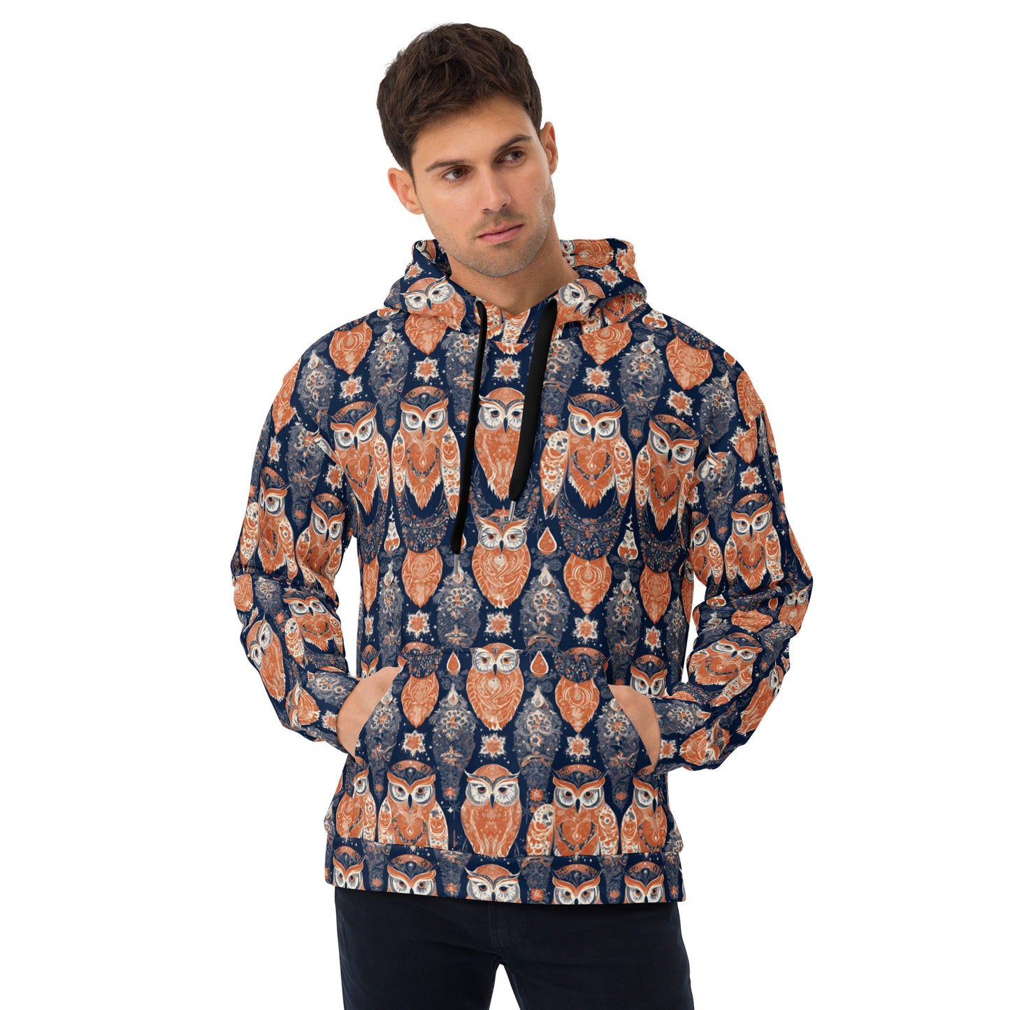 PGP Holiday Unisex Hoodie - Ivory Embers Print | Soft, Cozy & Stylish