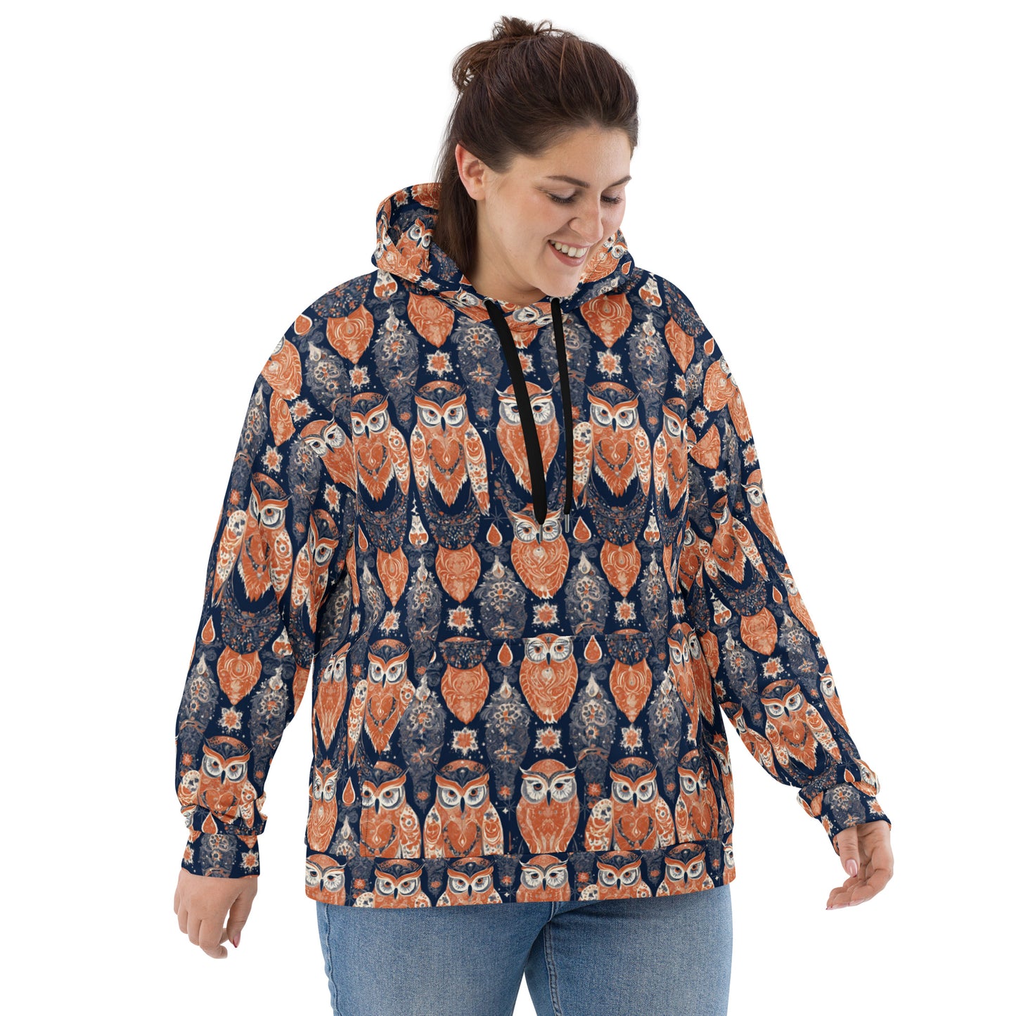 PGP Holiday Unisex Hoodie - Ivory Embers Print | Soft, Cozy & Stylish
