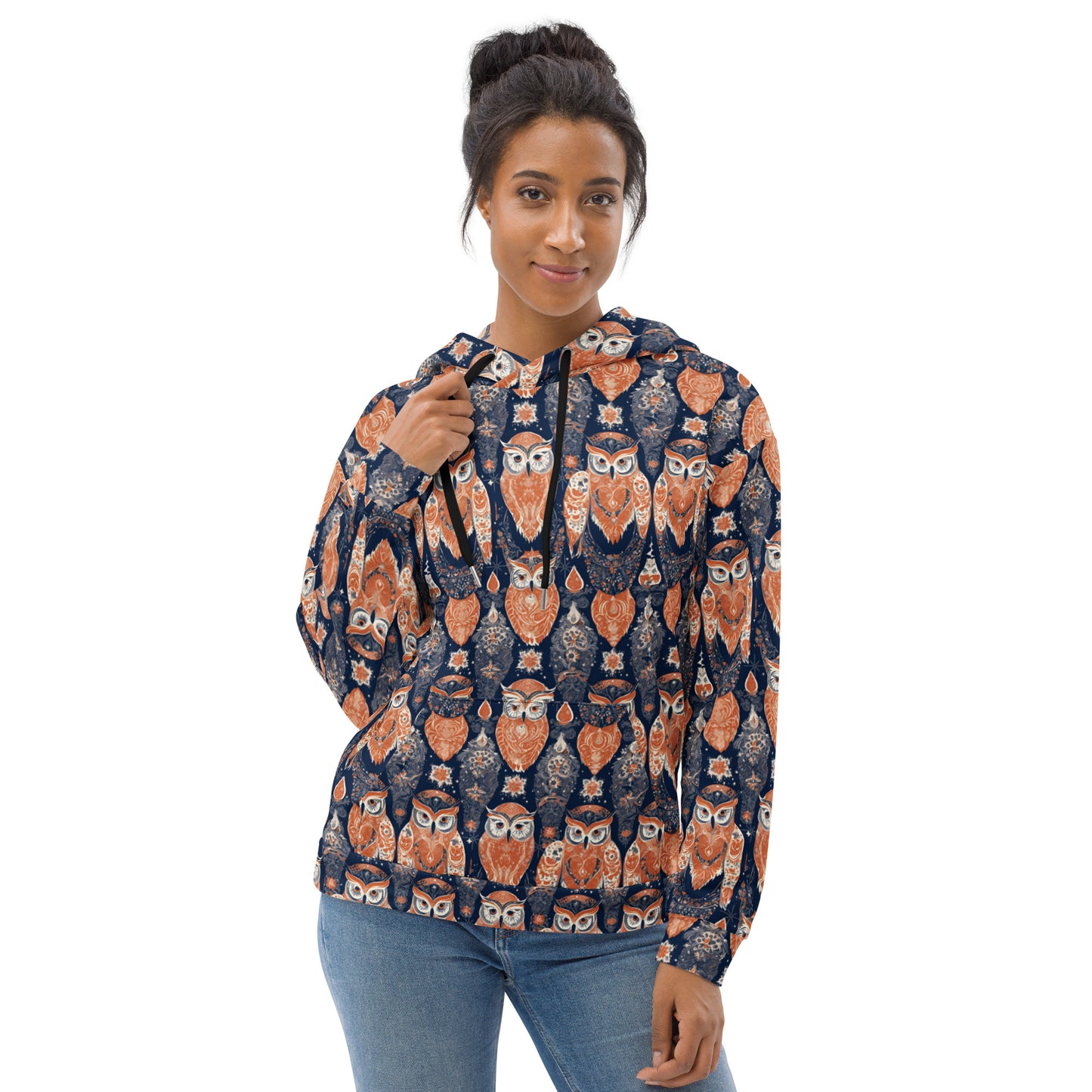 PGP Holiday Unisex Hoodie - Ivory Embers Print | Soft, Cozy & Stylish