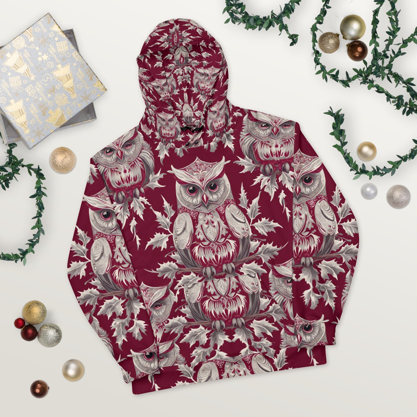 PGP Holiday Unisex Hoodie - Whispers in the Snow Print | Soft, Cozy & Stylish
