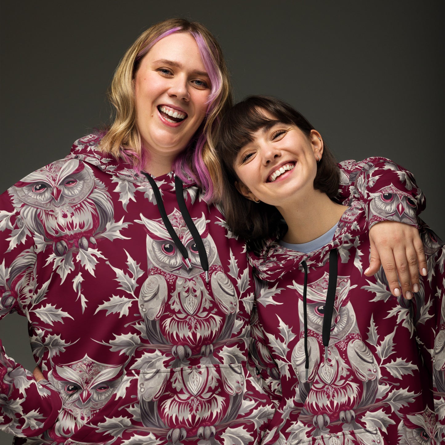 PGP Holiday Unisex Hoodie - Whispers in the Snow Print | Soft, Cozy & Stylish