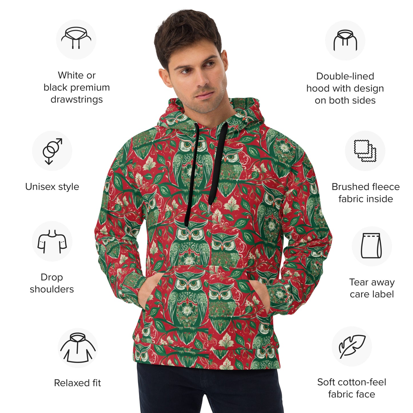 PGP Holiday Winterberry Unisex Hoodie - Soft, Cozy & Vibrant Design