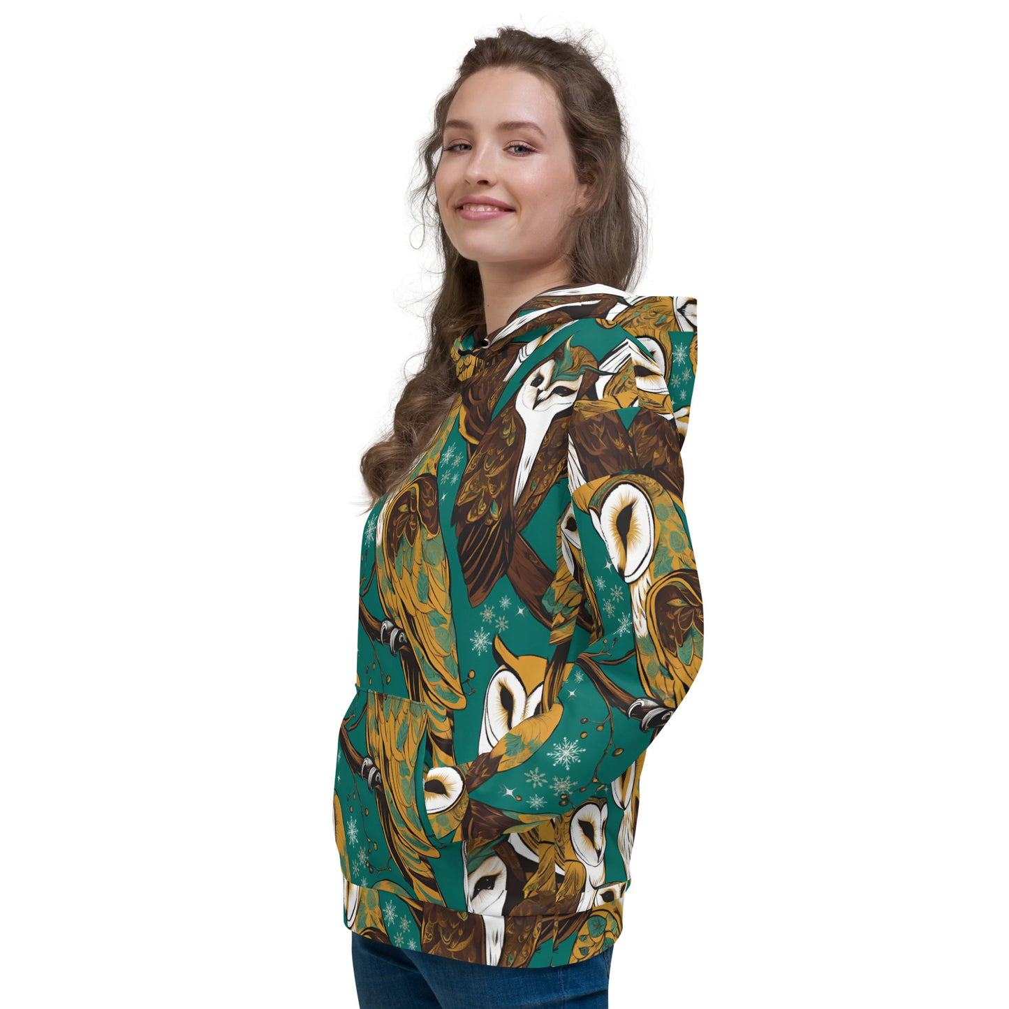 PGP Holiday Unisex Hoodie - Frozen Serenade Print | Soft, Cozy & Stylish