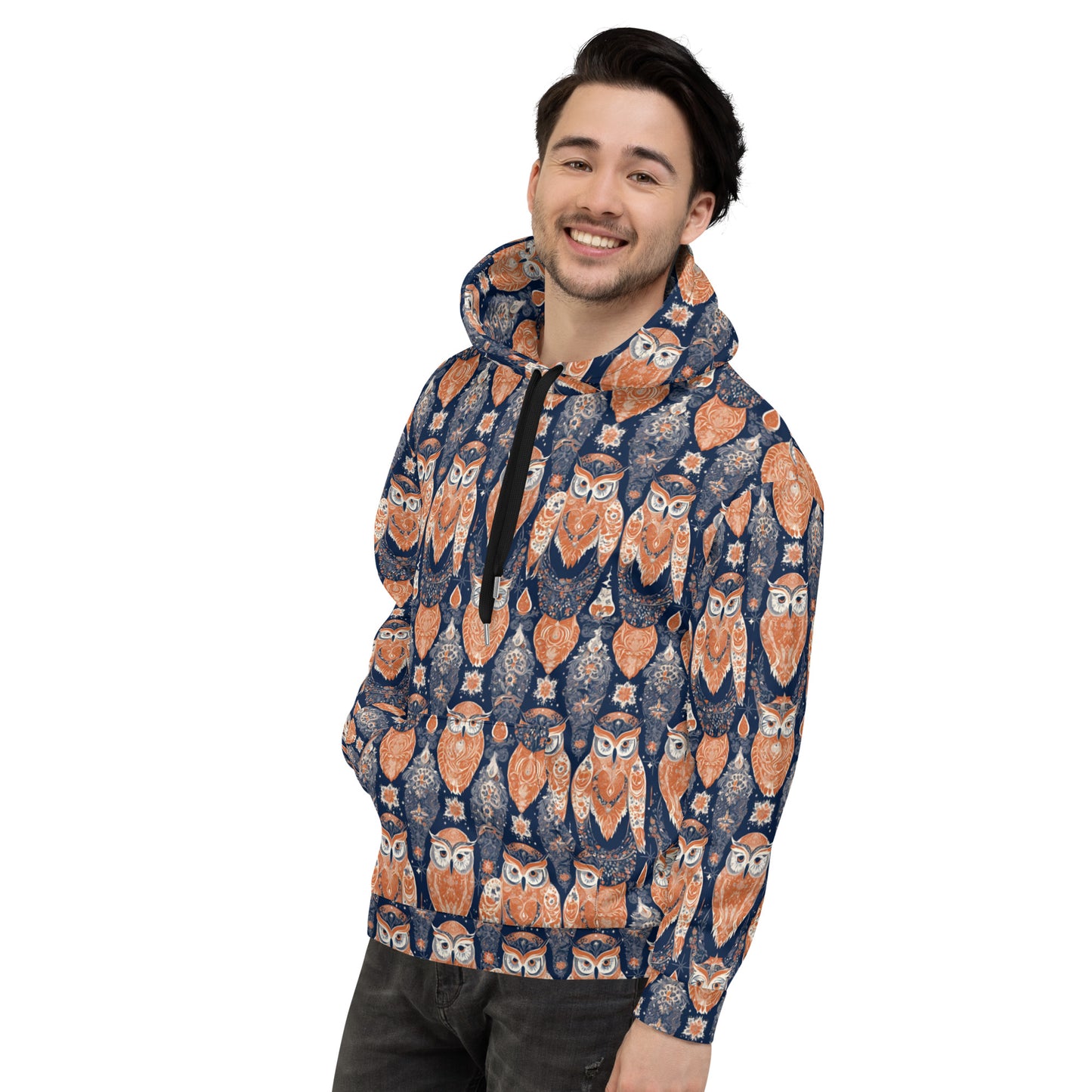 PGP Holiday Unisex Hoodie - Ivory Embers Print | Soft, Cozy & Stylish