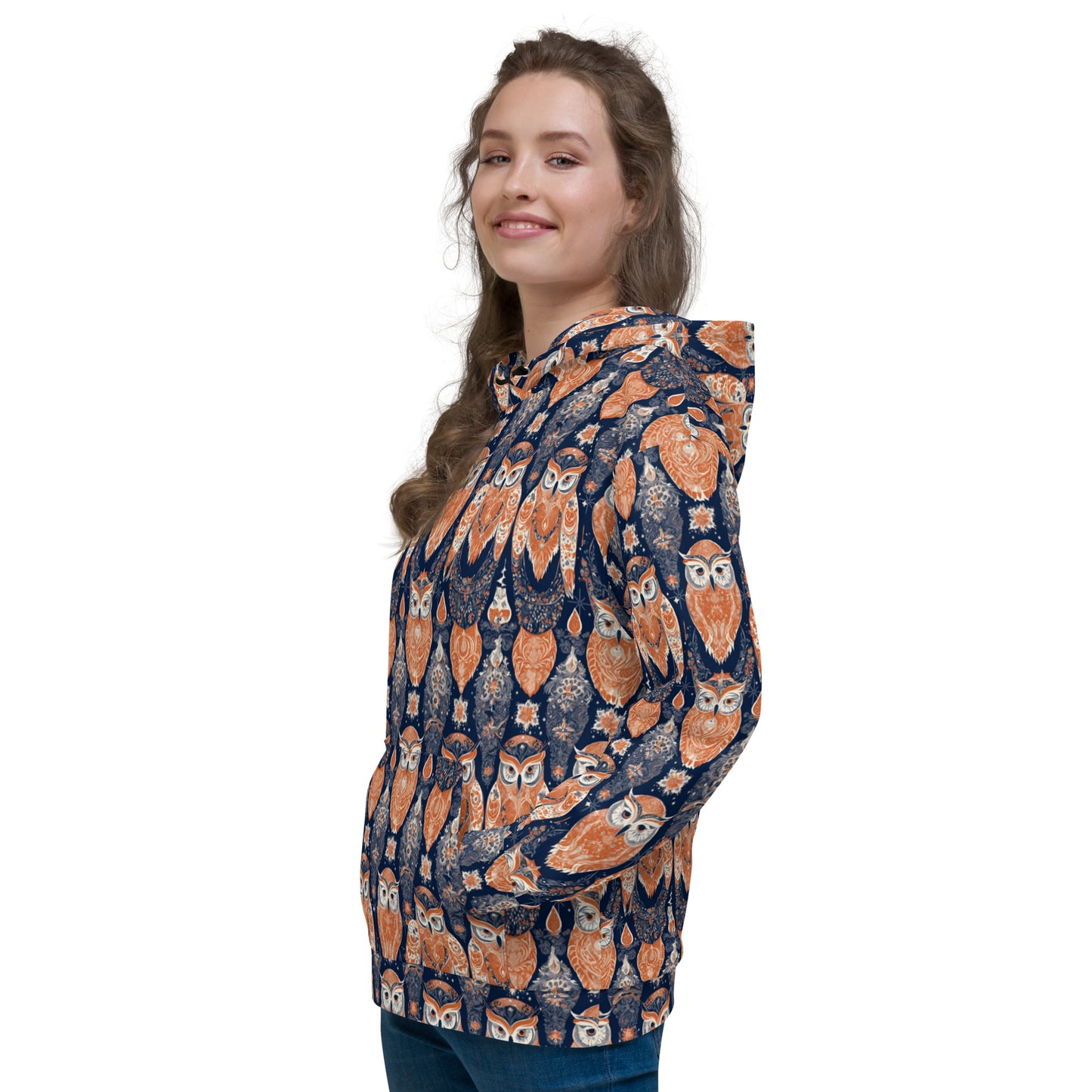 PGP Holiday Unisex Hoodie - Ivory Embers Print | Soft, Cozy & Stylish