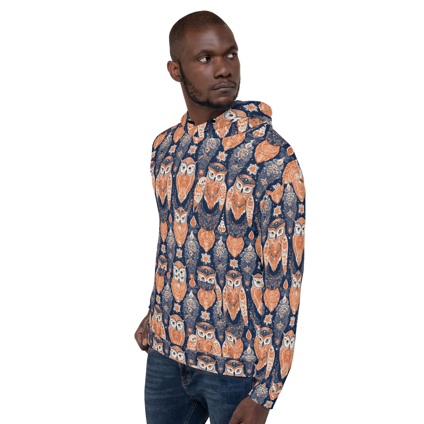 PGP Holiday Unisex Hoodie - Ivory Embers Print | Soft, Cozy & Stylish