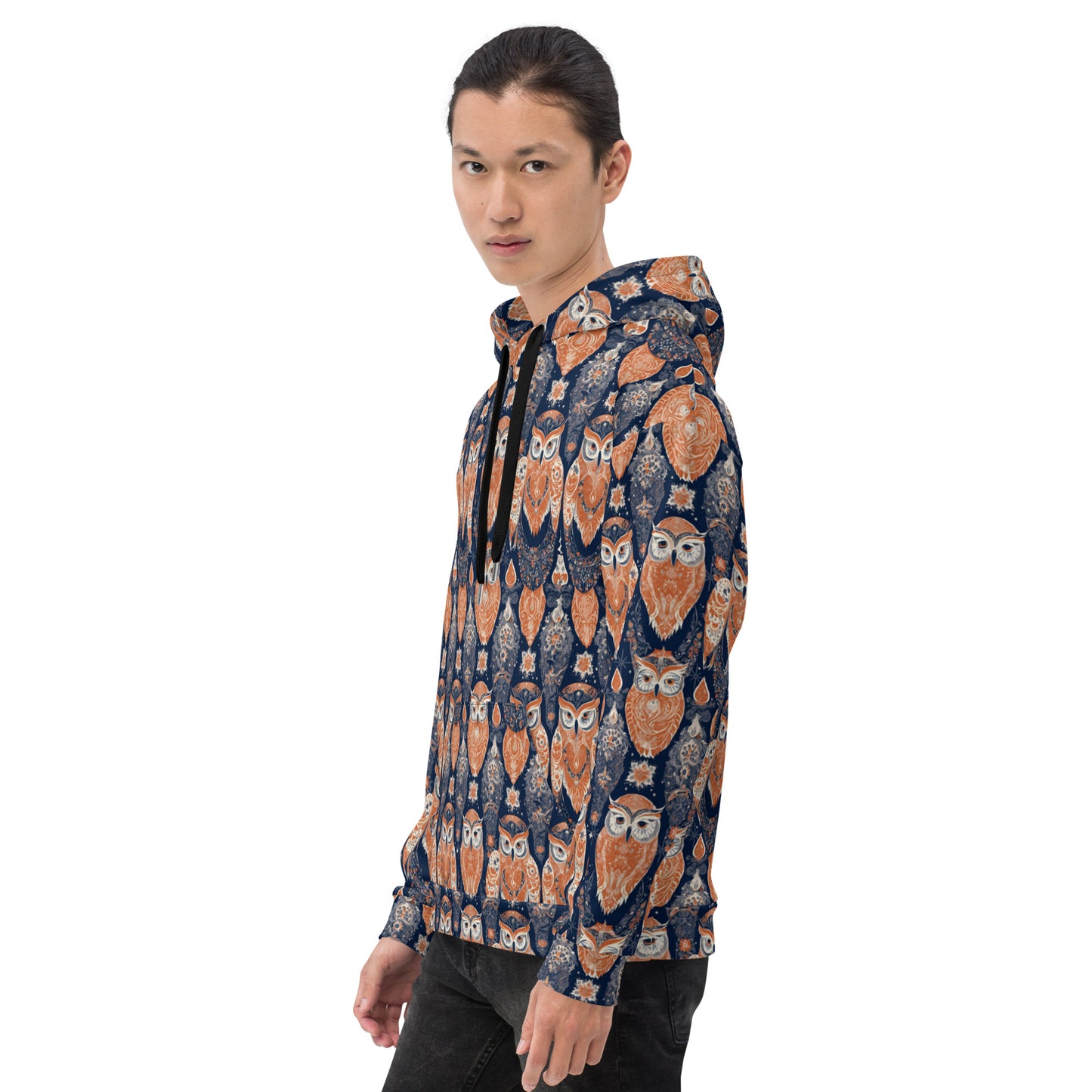 PGP Holiday Unisex Hoodie - Ivory Embers Print | Soft, Cozy & Stylish
