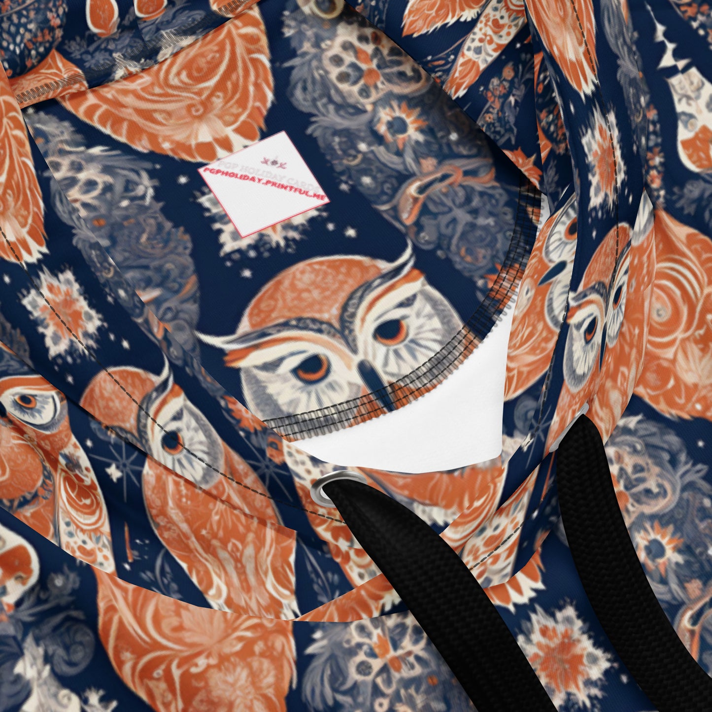 PGP Holiday Unisex Hoodie - Ivory Embers Print | Soft, Cozy & Stylish